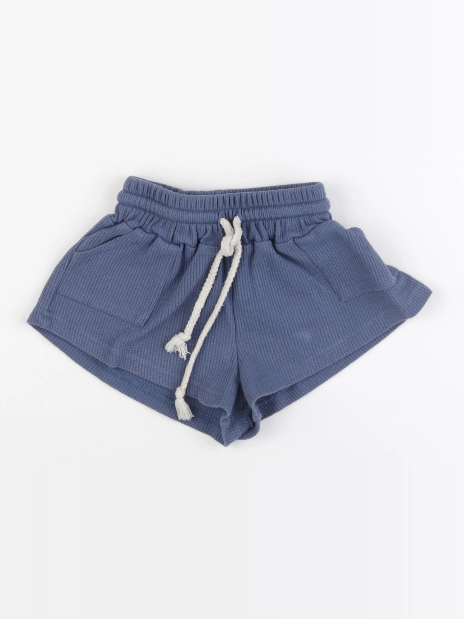 Gamin gamine - short bleu - 12/18 mois