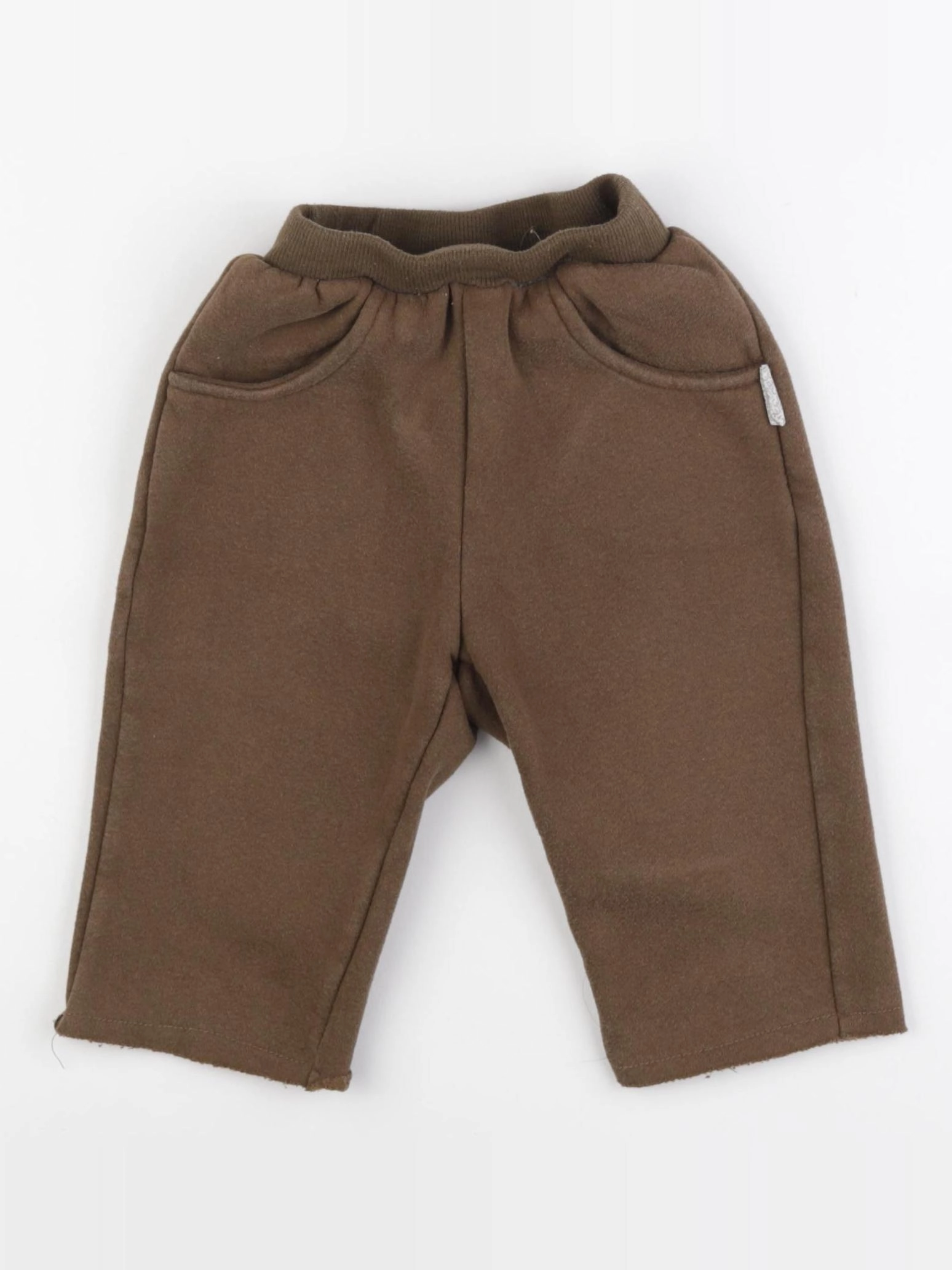 Gamin gamine - jogging marron - 6/12 mois
