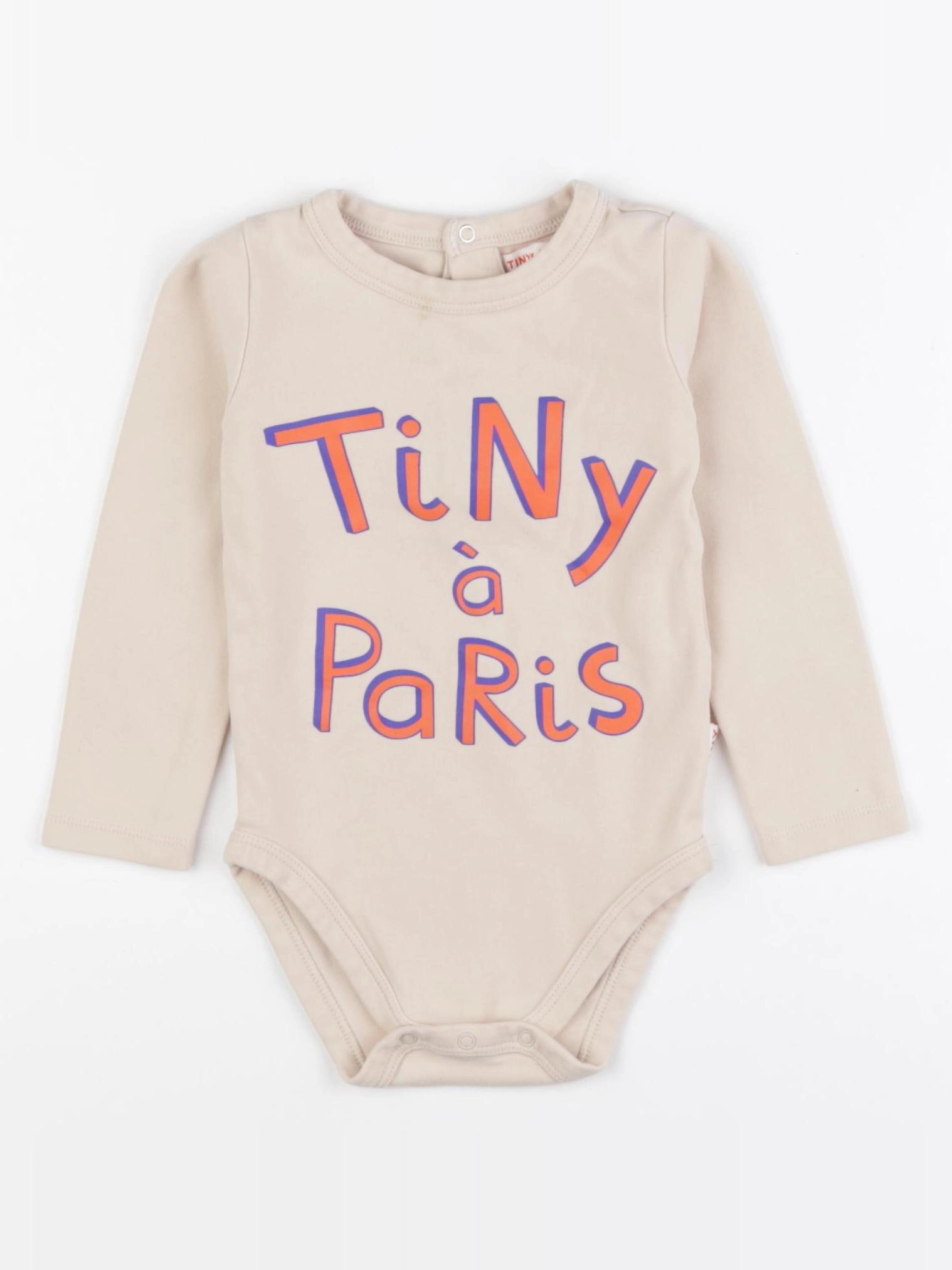 Tiny Cottons - body beige - 12/18 mois