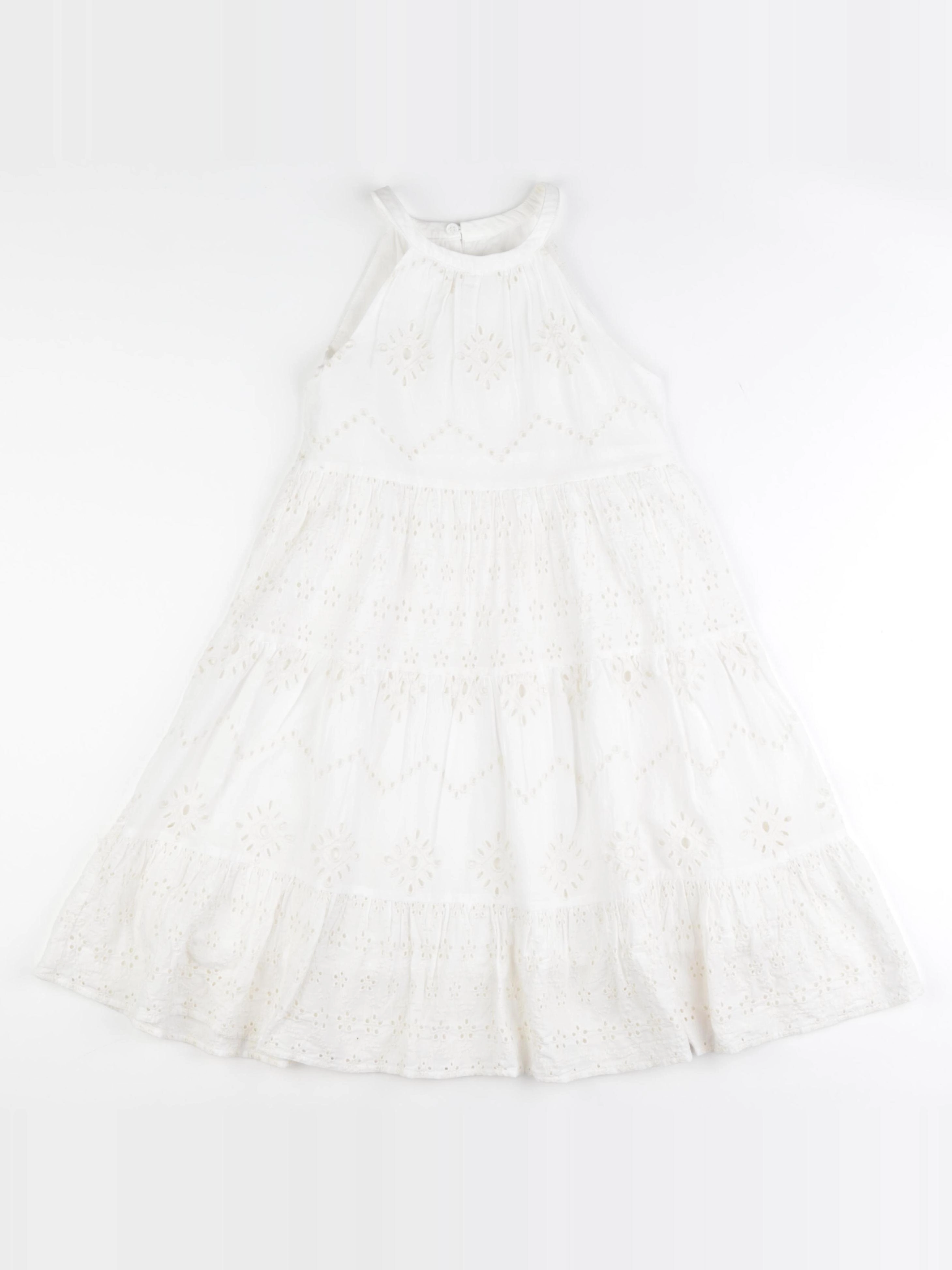 Zara - robe blanc - 7 ans