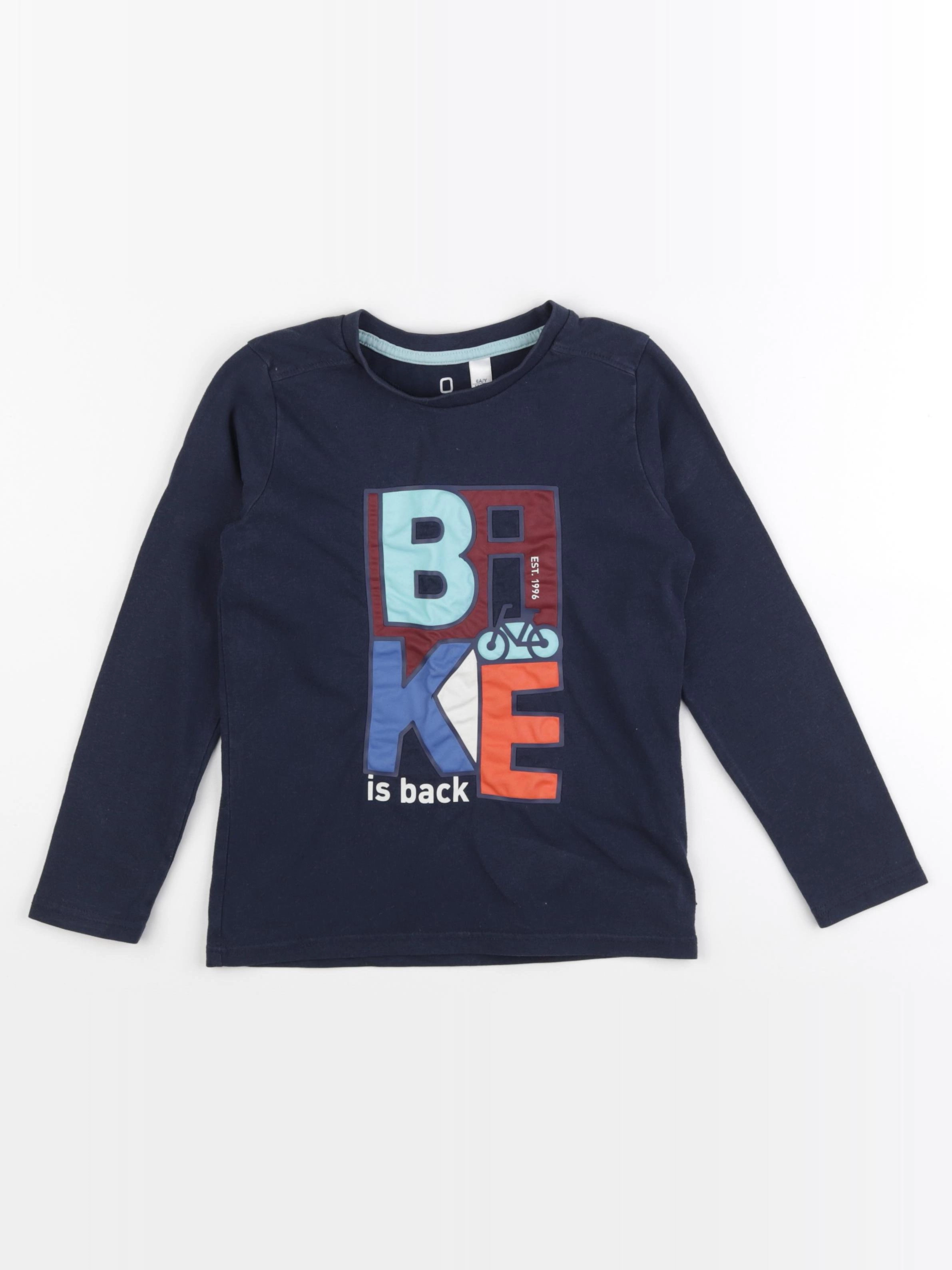 Okaidi - tee-shirt bleu - 6 ans
