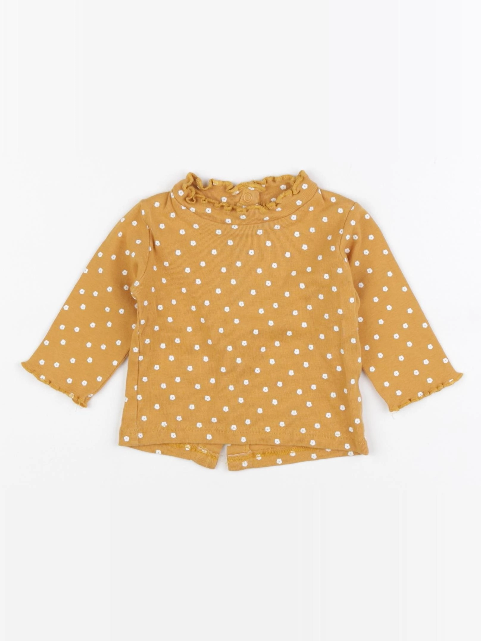 Vertbaudet - tee-shirt jaune - 3 mois