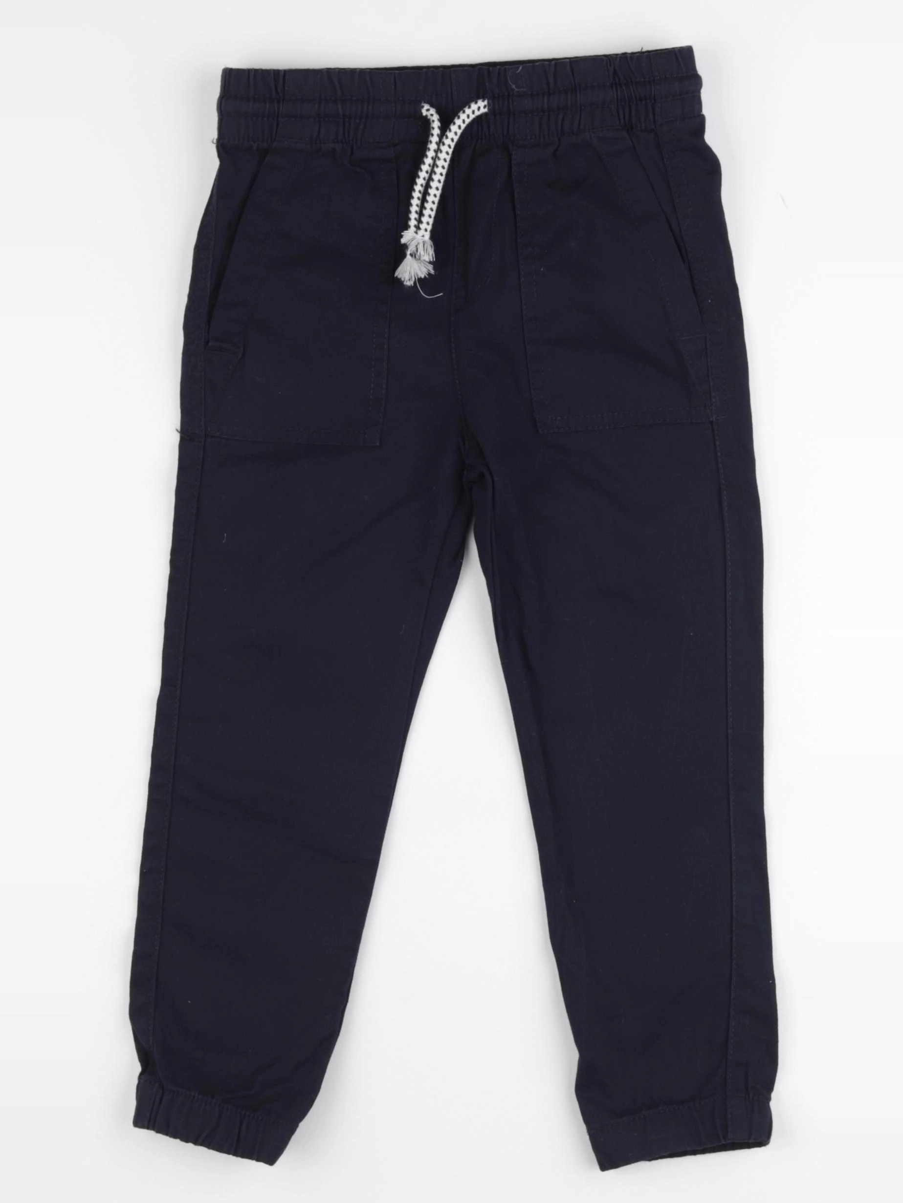 H&M - pantalon bleu - 3/4 ans
