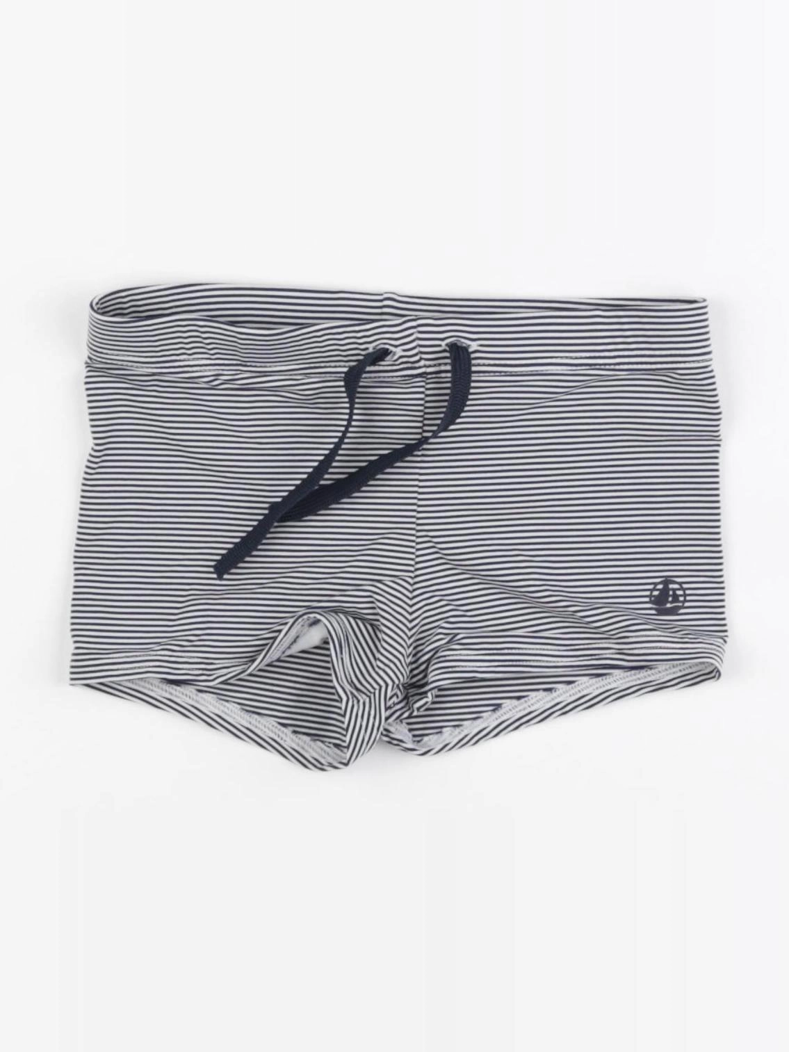 Petit Bateau - maillot de bain bleu, blanc - 6 ans