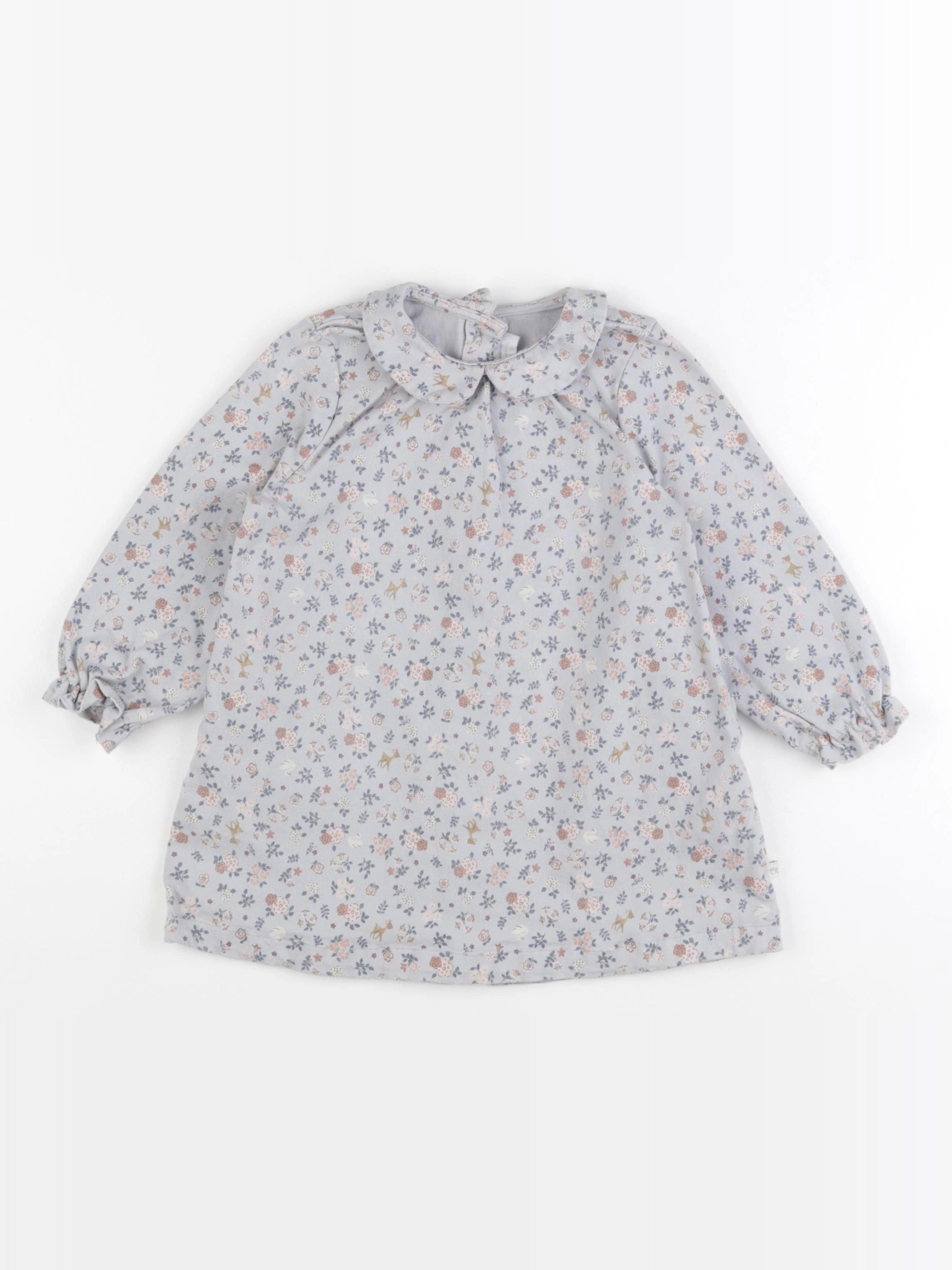 Cadet Rousselle - robe bleu - 24 mois