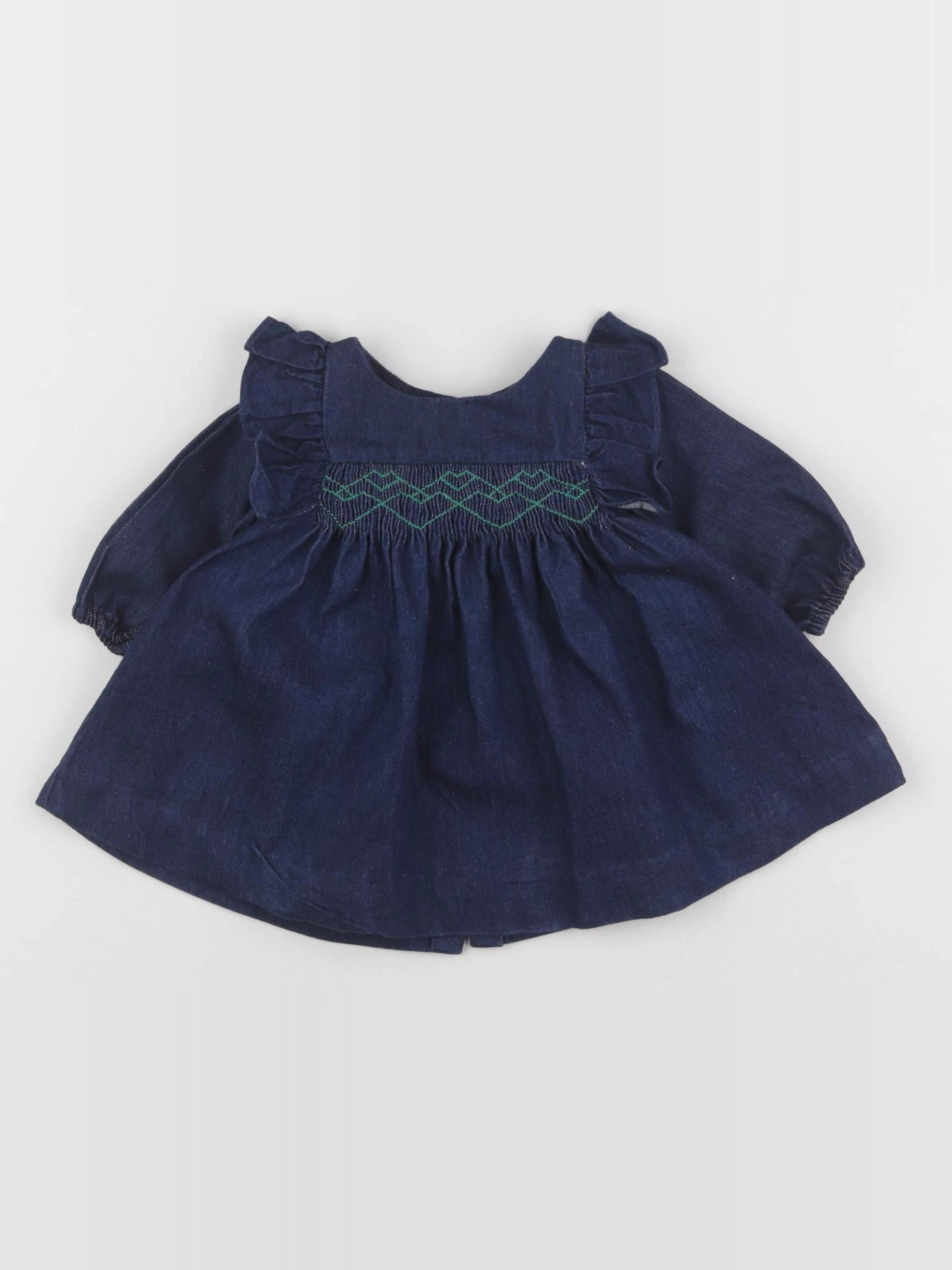 Jacadi - robe bleu - 1 mois