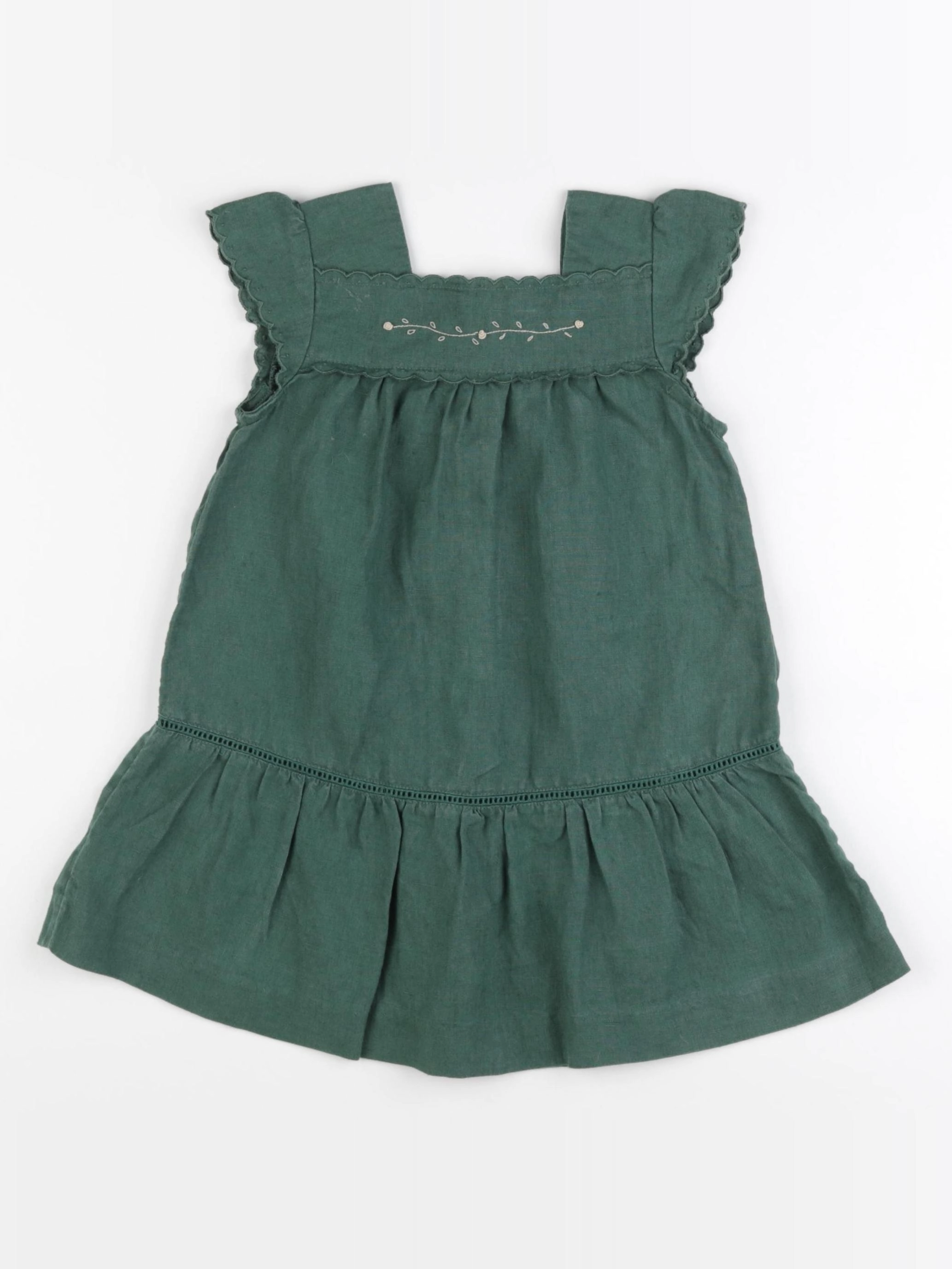 Cyrillus - robe vert - 24 mois