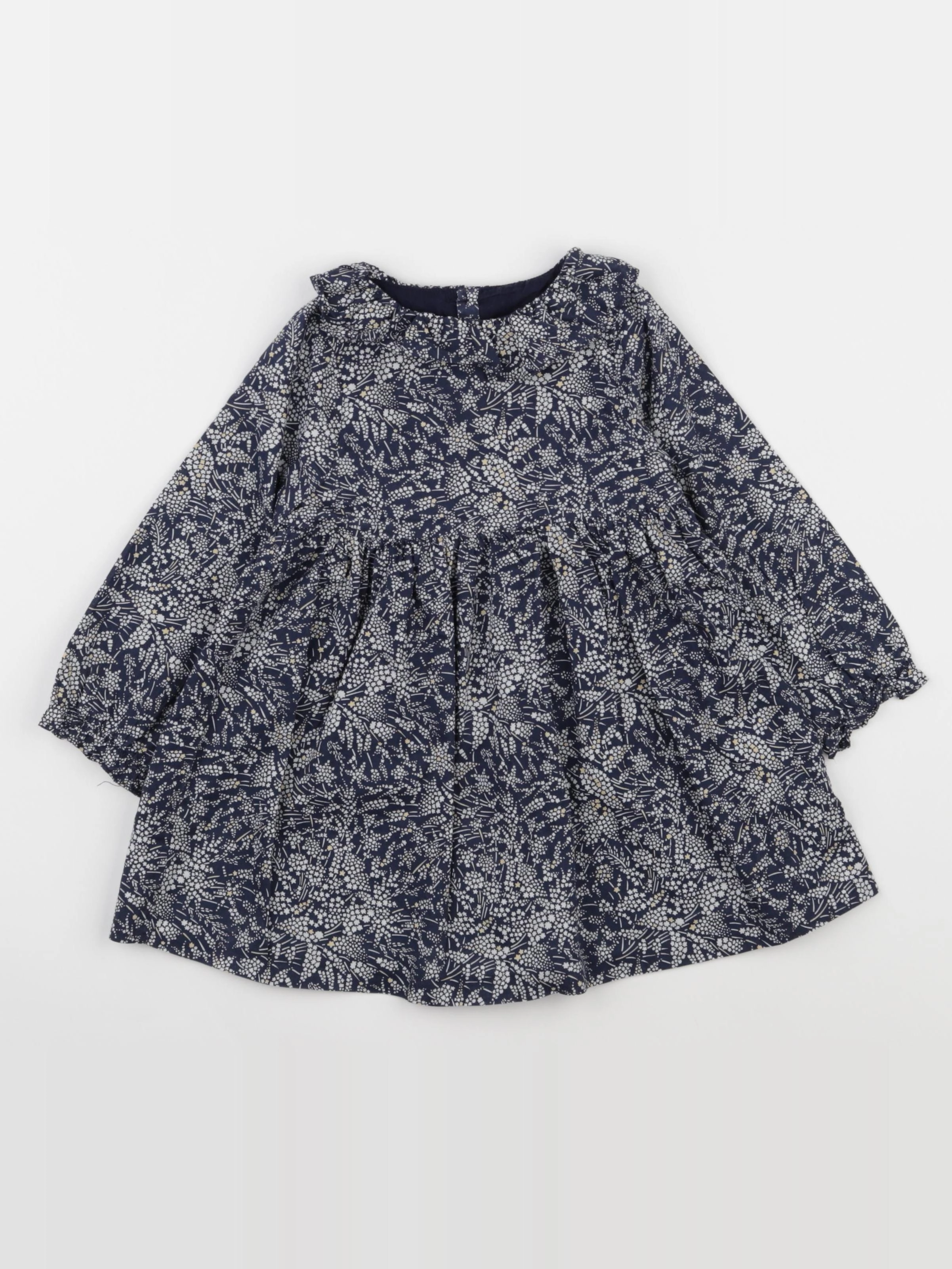 Jacadi - robe liberty bleu - 24 mois
