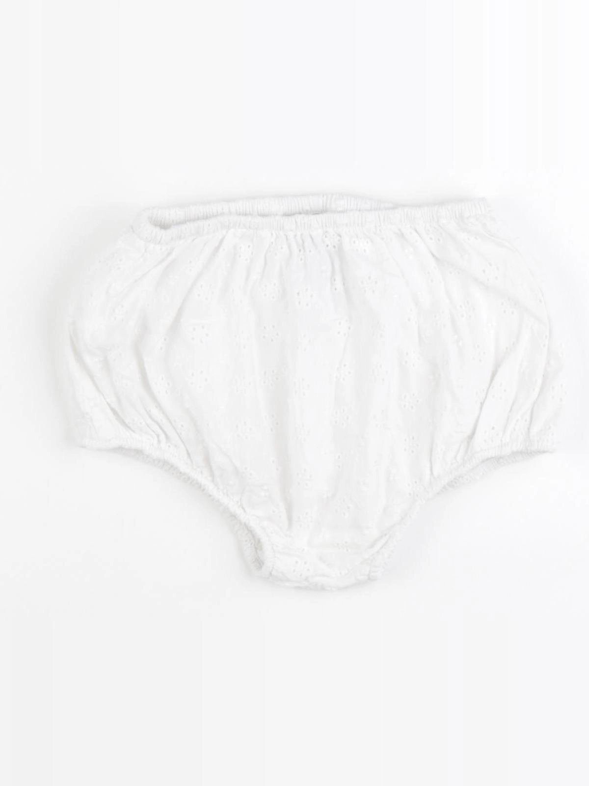 Petit Bateau - bloomer blanc - 24 mois