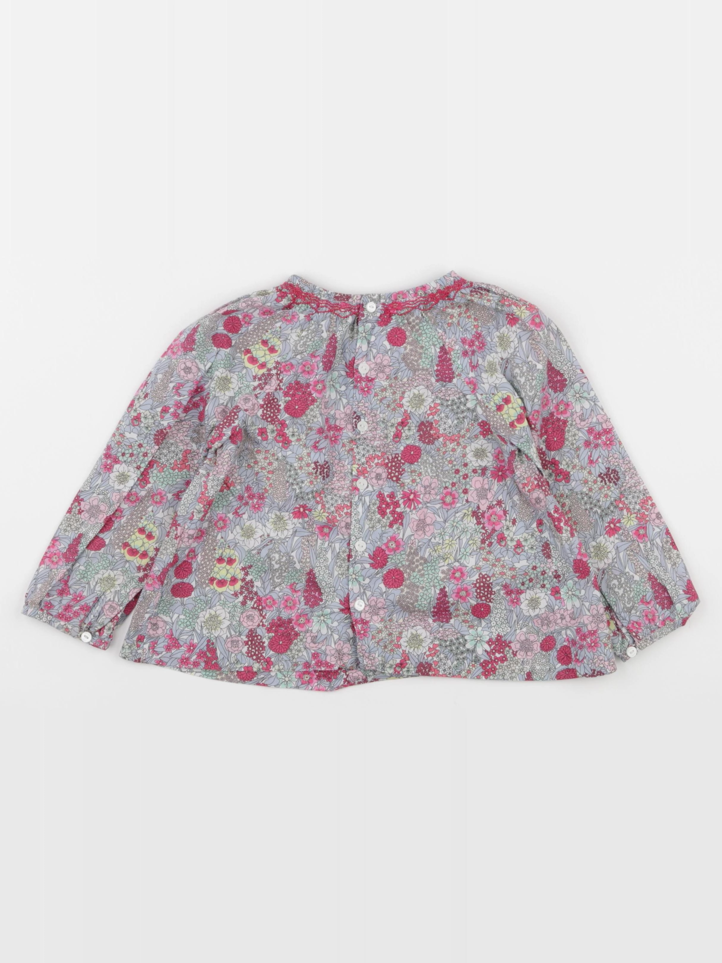 Jacadi - blouse liberty multicolore - 24 mois