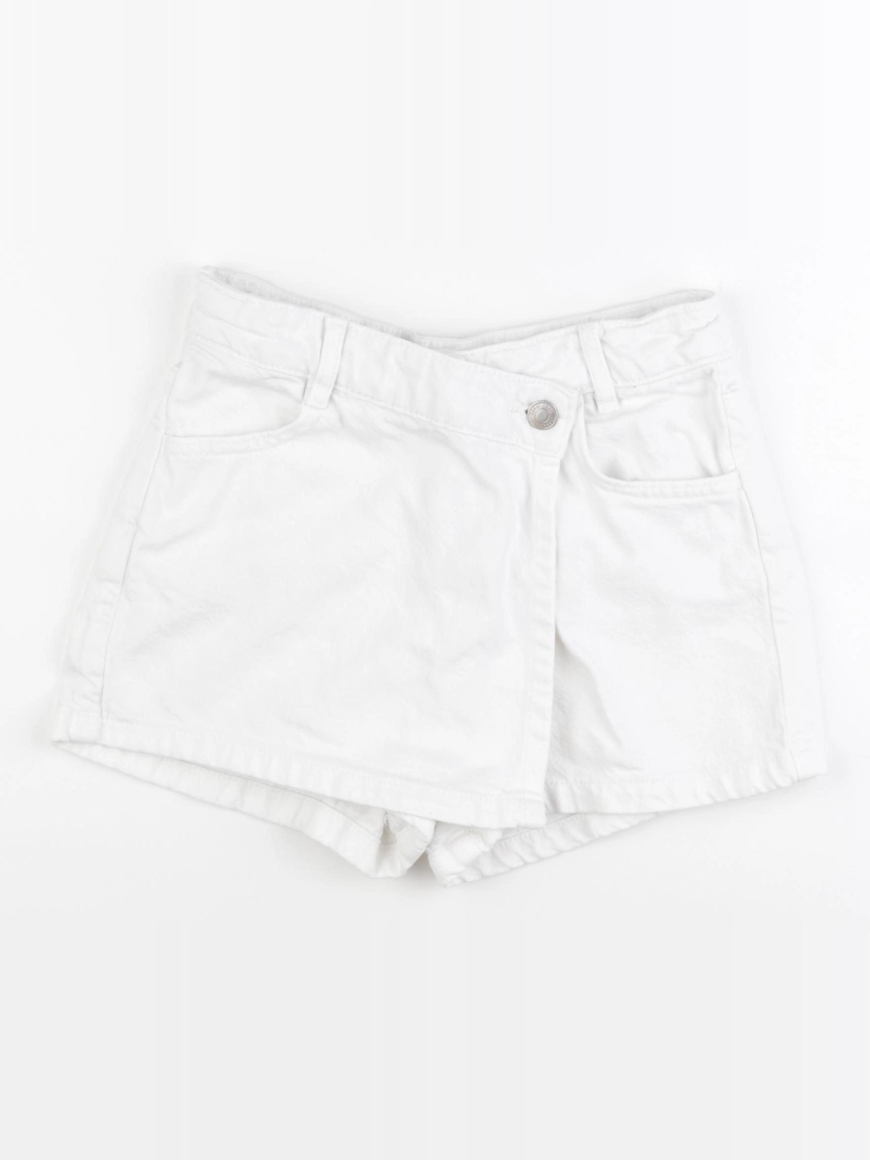 Zara - jupe short blanc - 10 ans