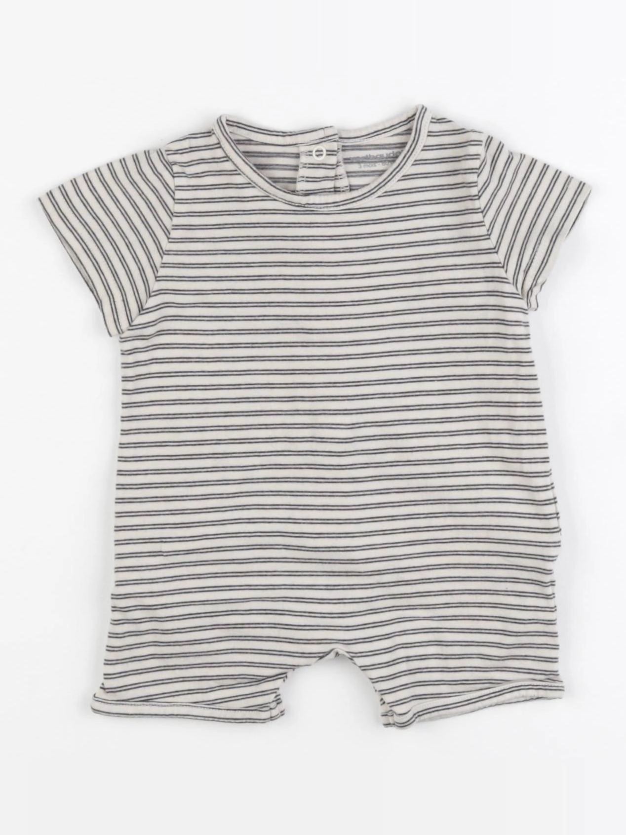 Vertbaudet - combinaison bleu - 3 mois