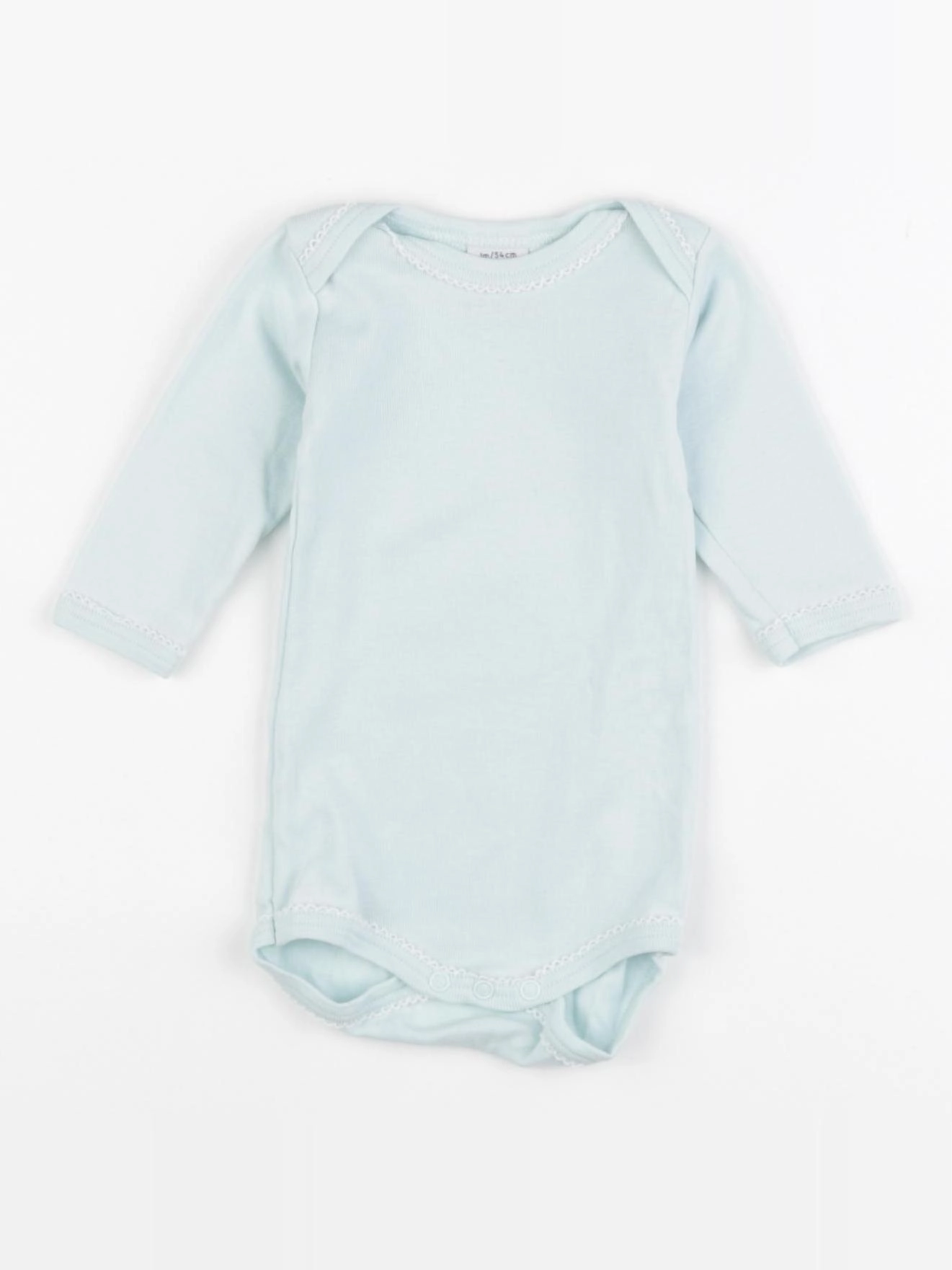 Petit Bateau - body vert - 1 mois