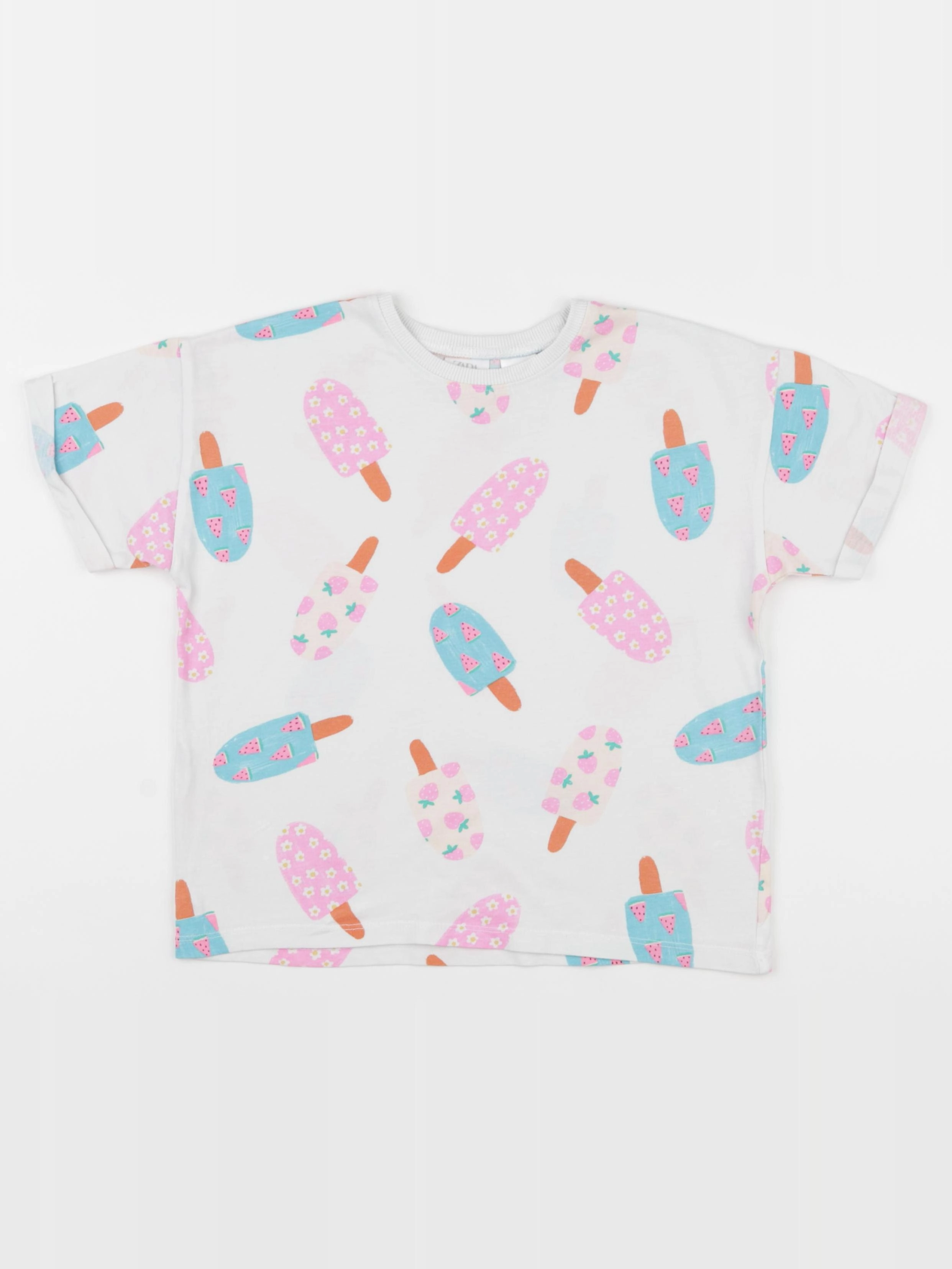 Zara - tee-shirt multicolore - 5/6 ans