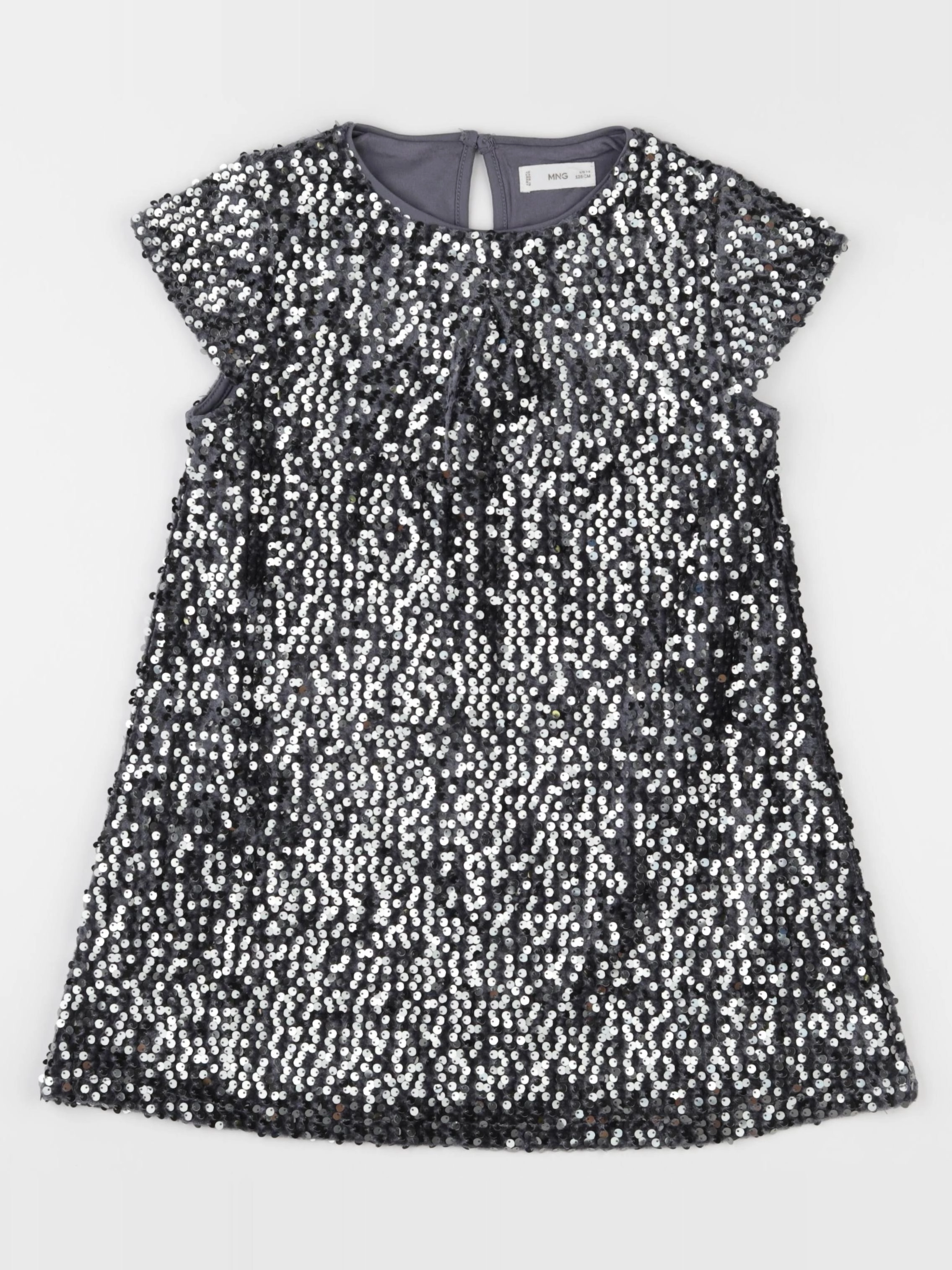 Mango - robe gris - 7/8 ans
