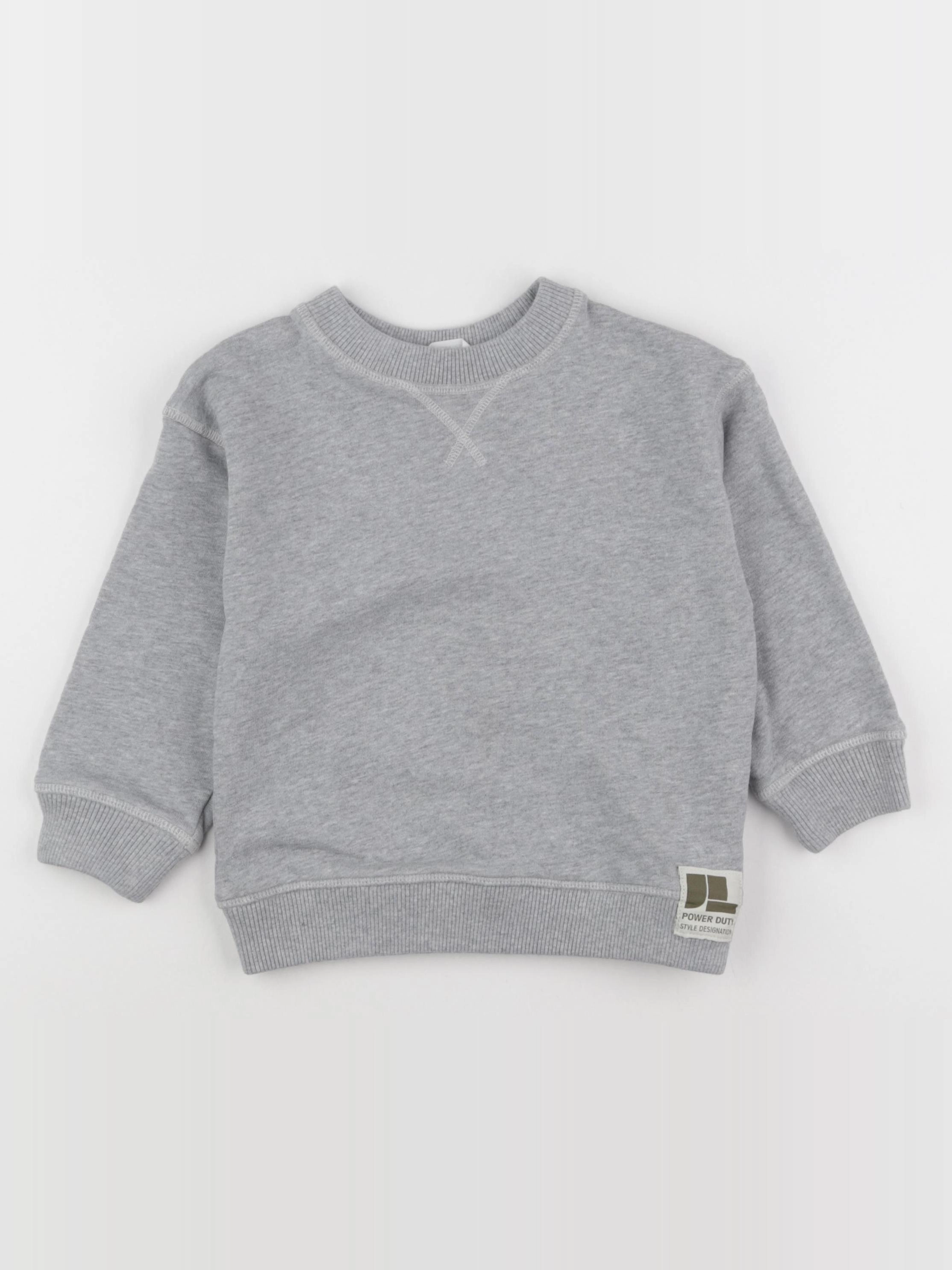 H&M - sweat gris - 3/4 ans