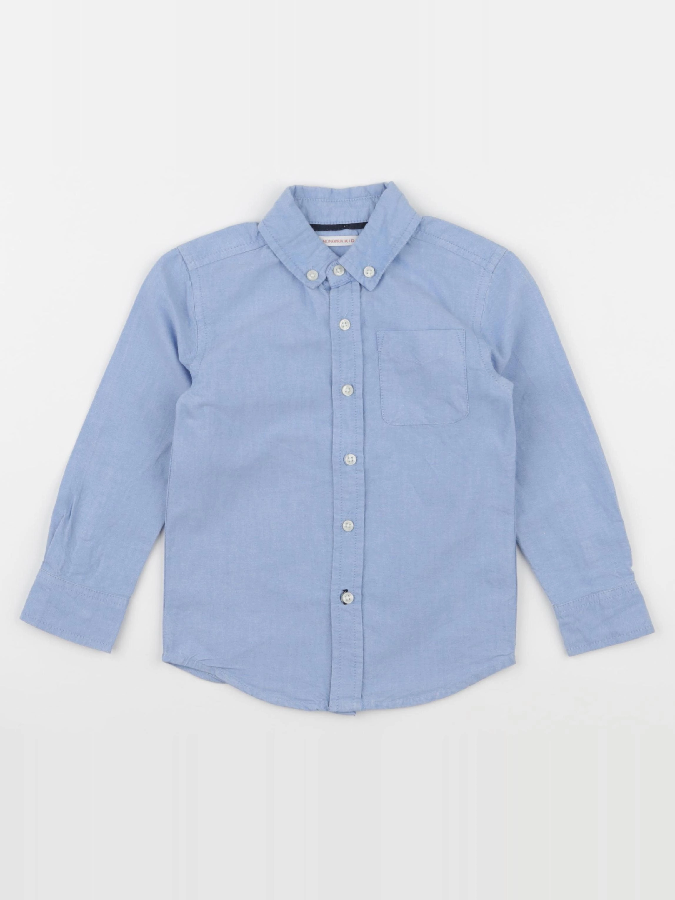 Monoprix - chemise bleu - 3 ans