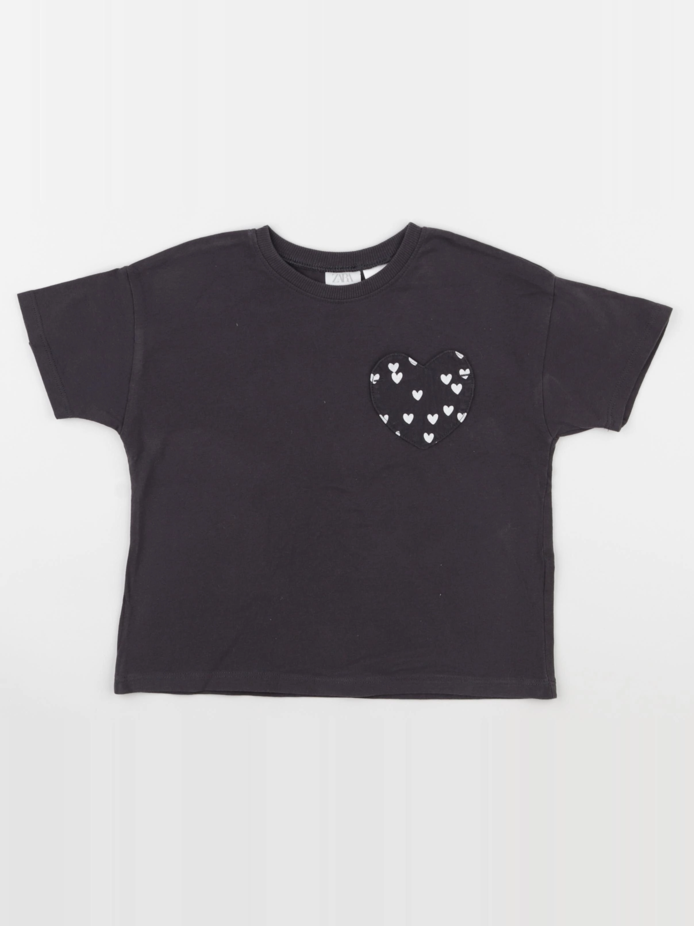 Zara - tee-shirt gris - 4/5 ans