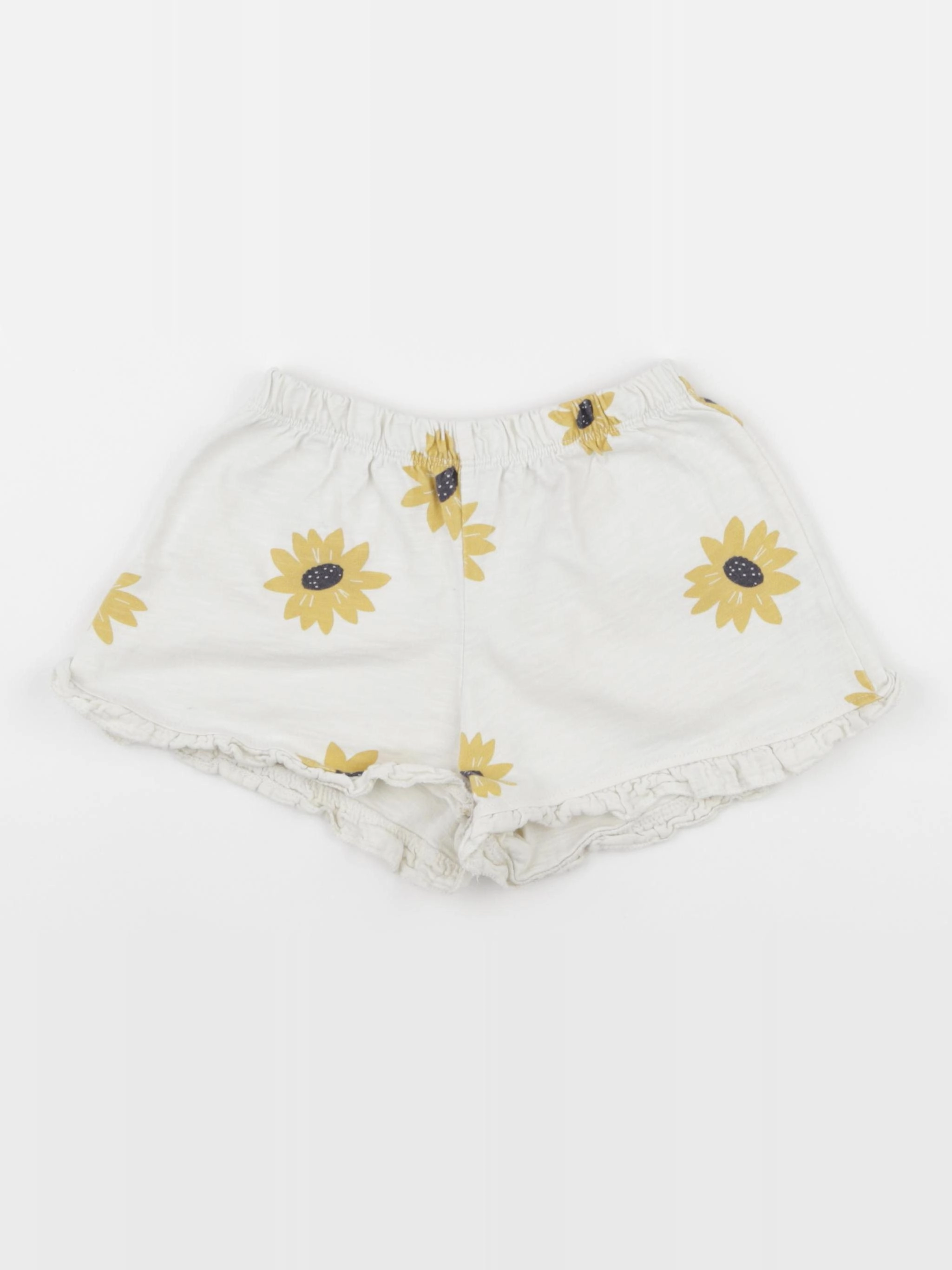 Zara - short beige, jaune - 4/5 ans