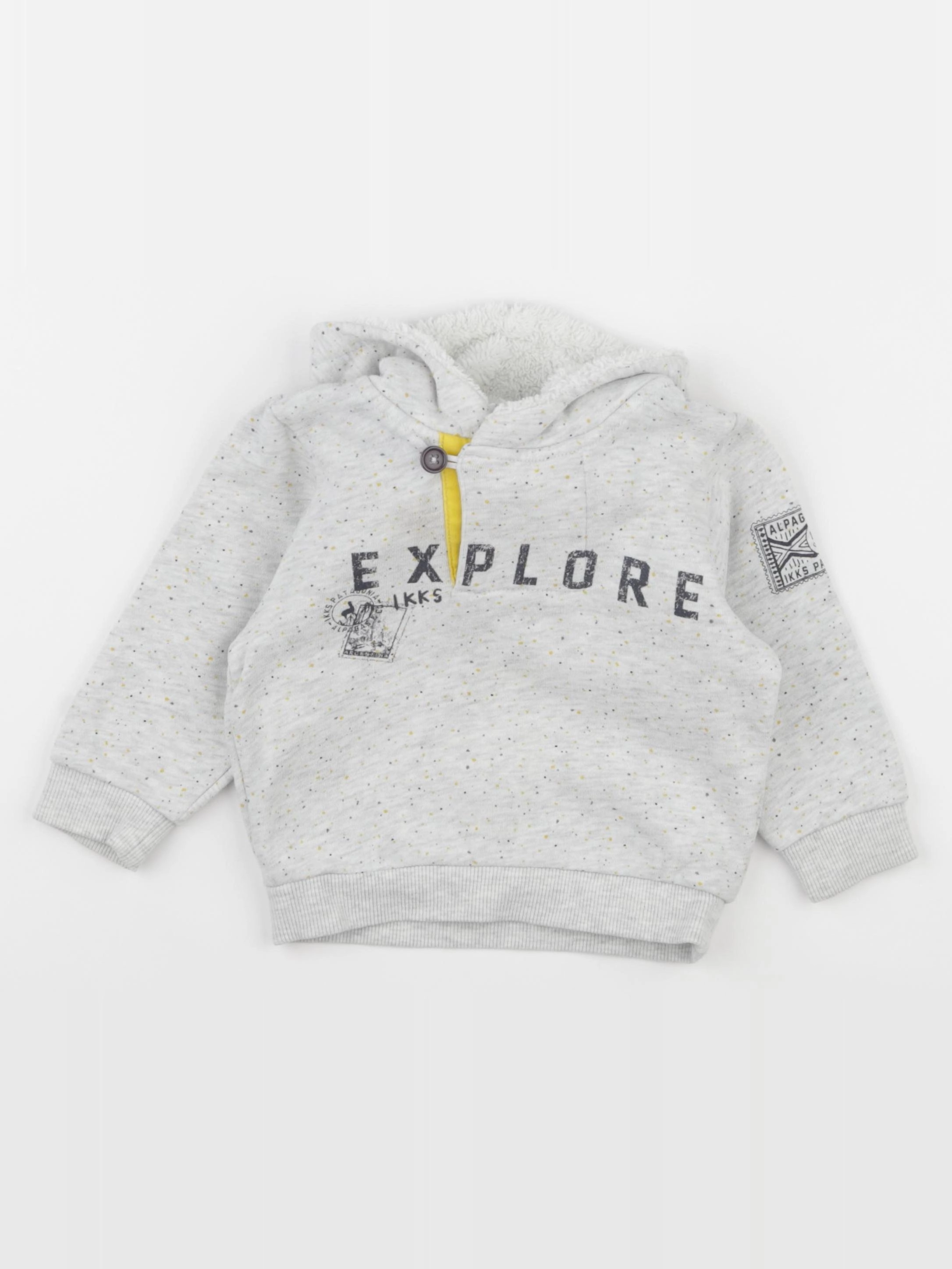 IKKS - sweat gris - 2 ans