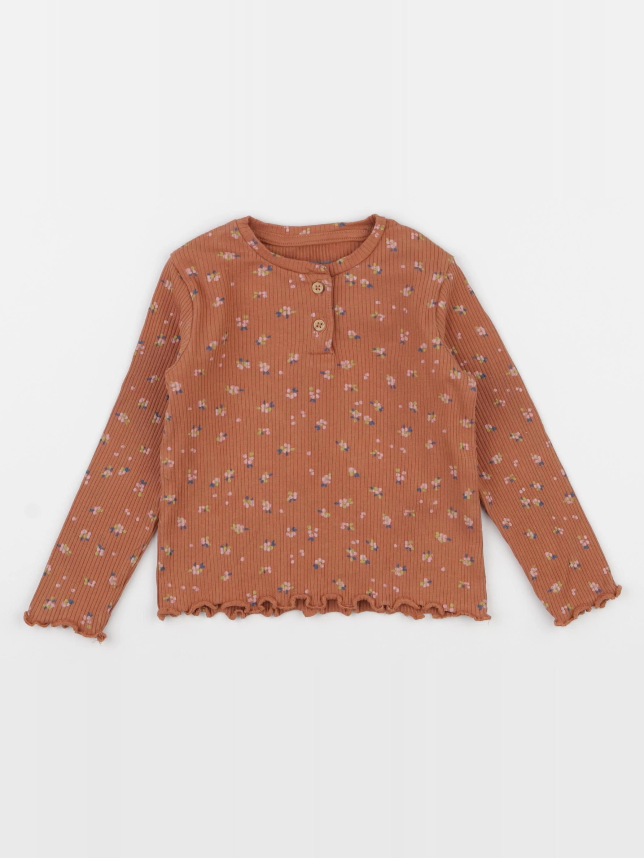 Vertbaudet - tee-shirt orange - 24 mois