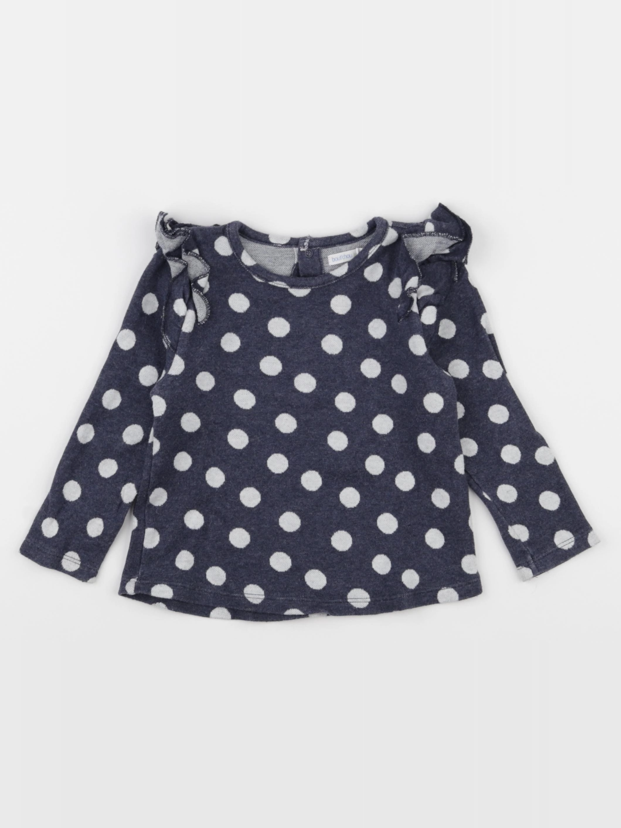 Boutchou - pull bleu - 24 mois