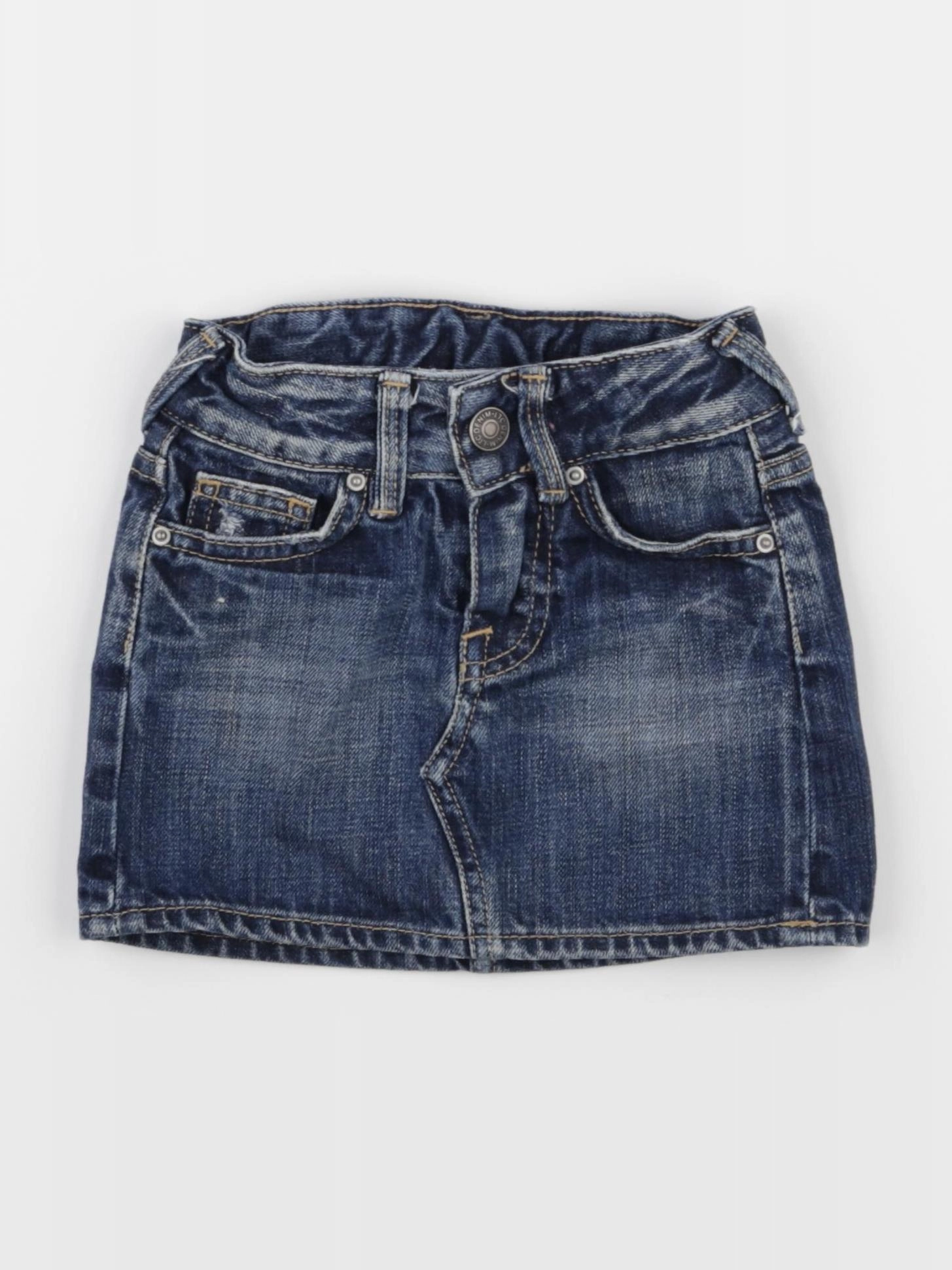 Le temps des cerises  - jupe bleu - 2 ans