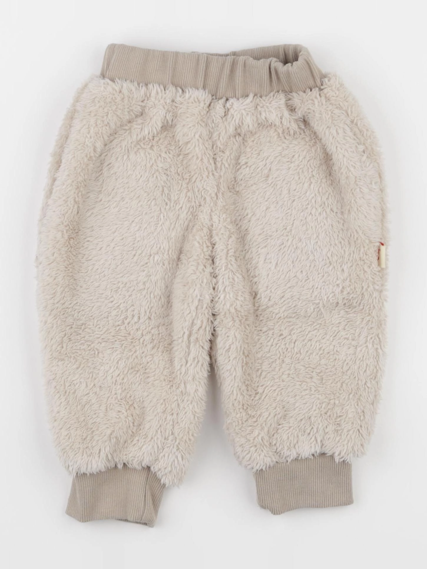 Gamin gamine - pantalon beige - 6/12 mois