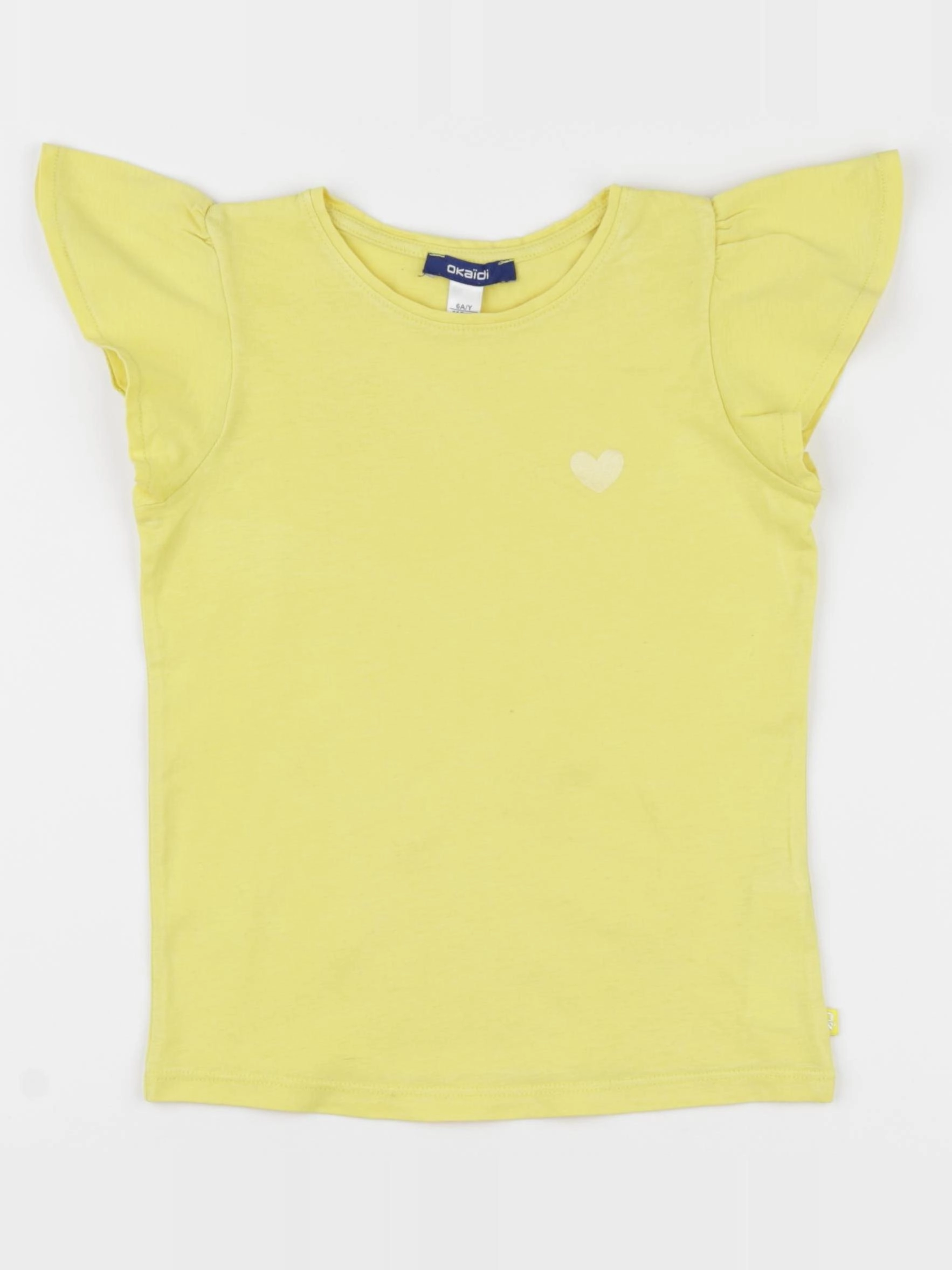 Okaidi - tee-shirt jaune - 6 ans