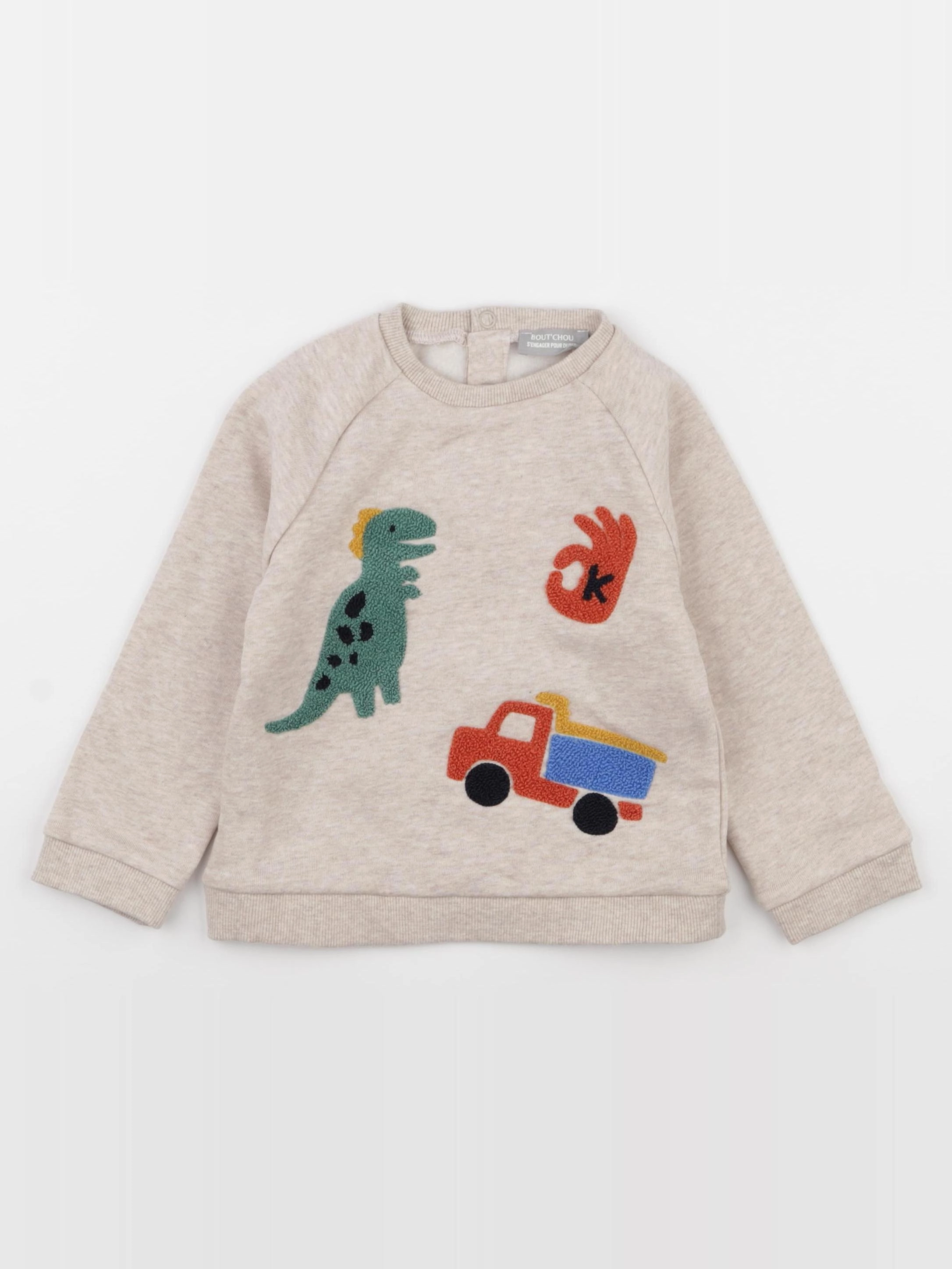 Boutchou - sweat beige - 36 mois