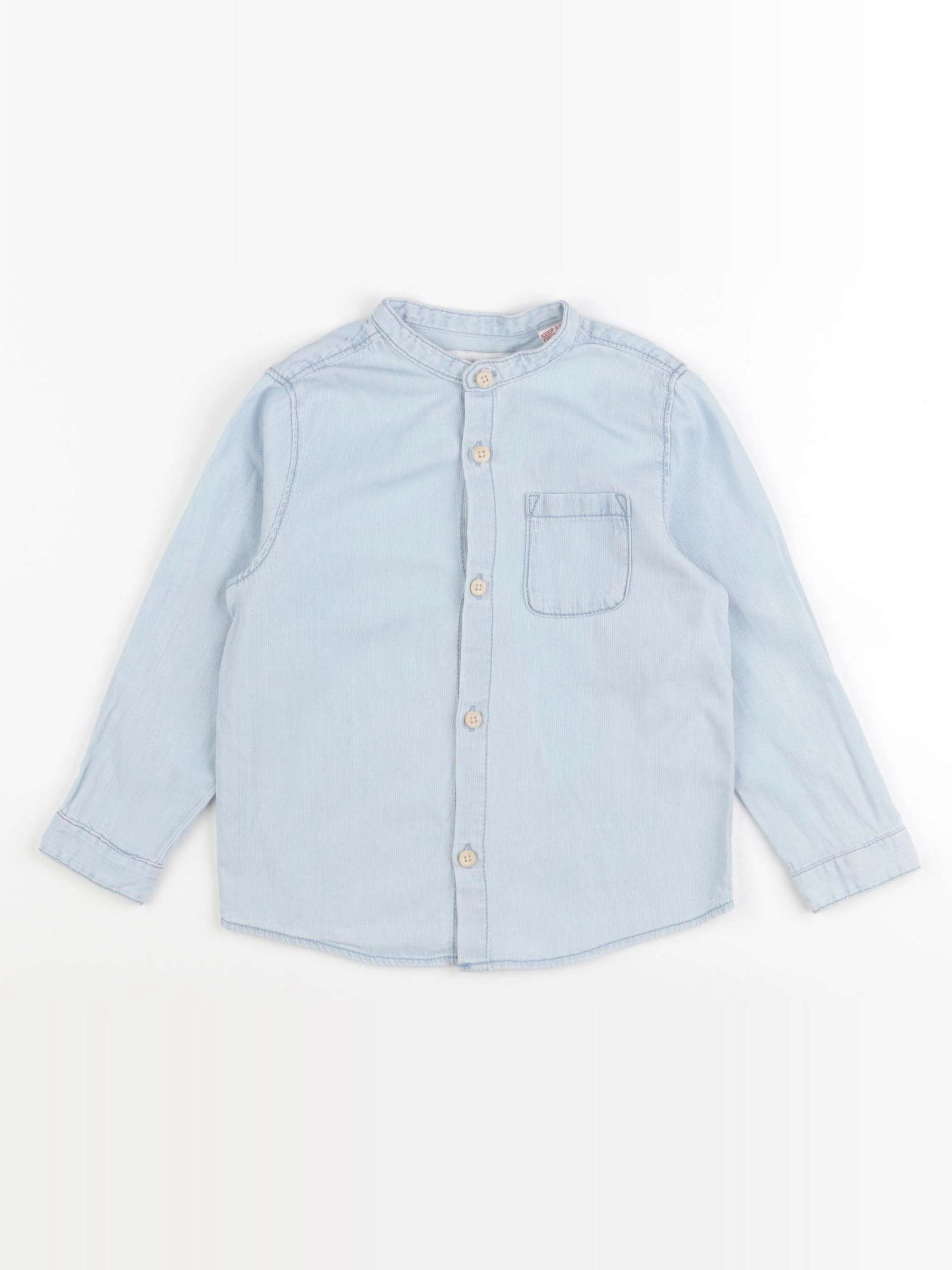 Zara - chemise bleu - 2/3 ans