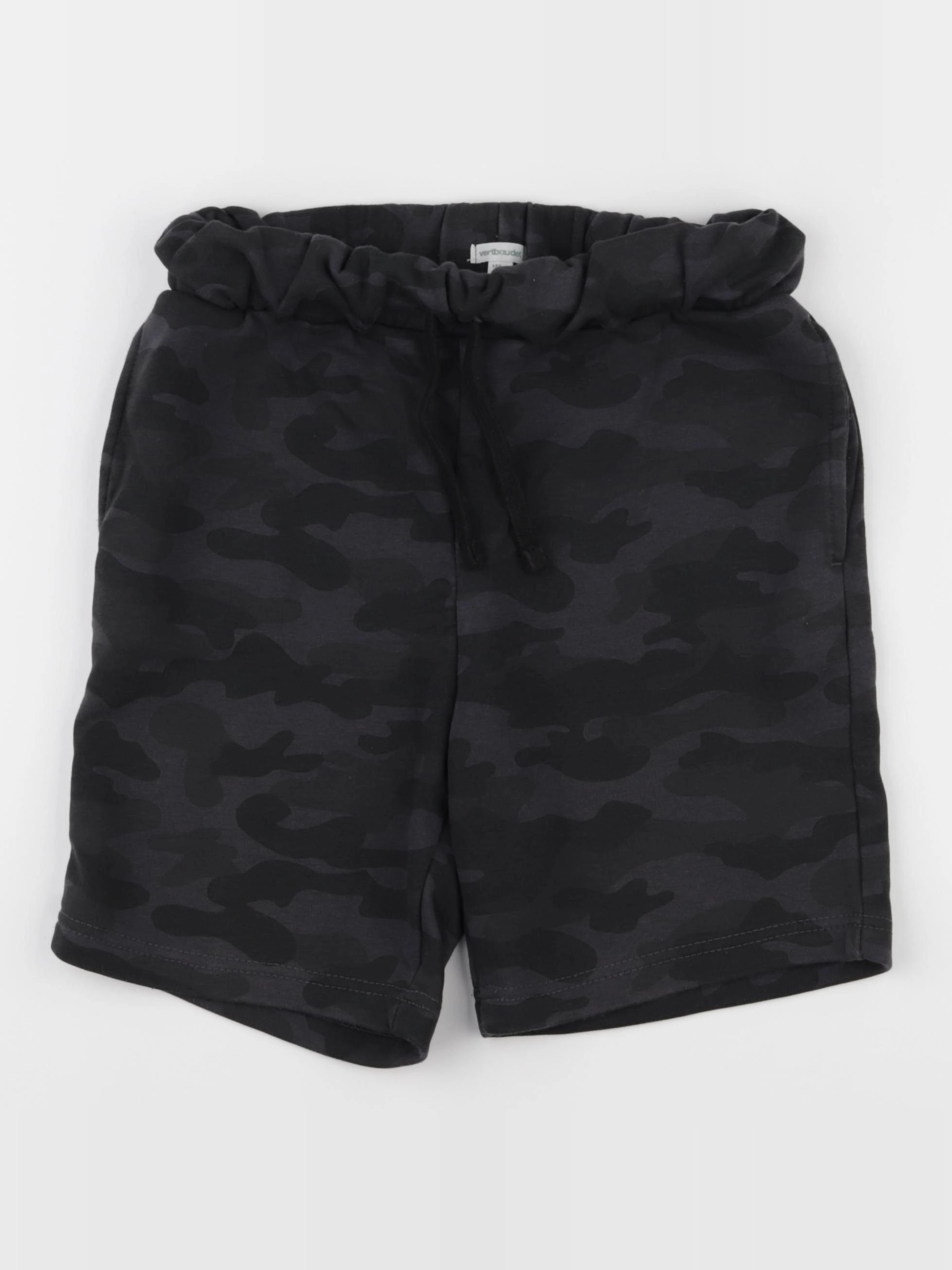 Vertbaudet - short gris, noir - 12 ans