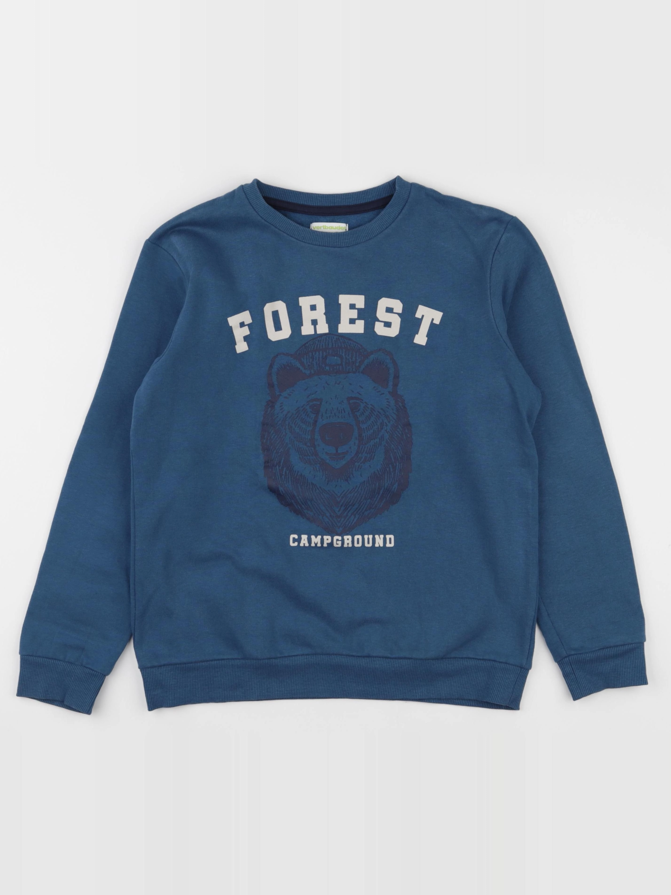 Vertbaudet - sweat bleu - 12 ans