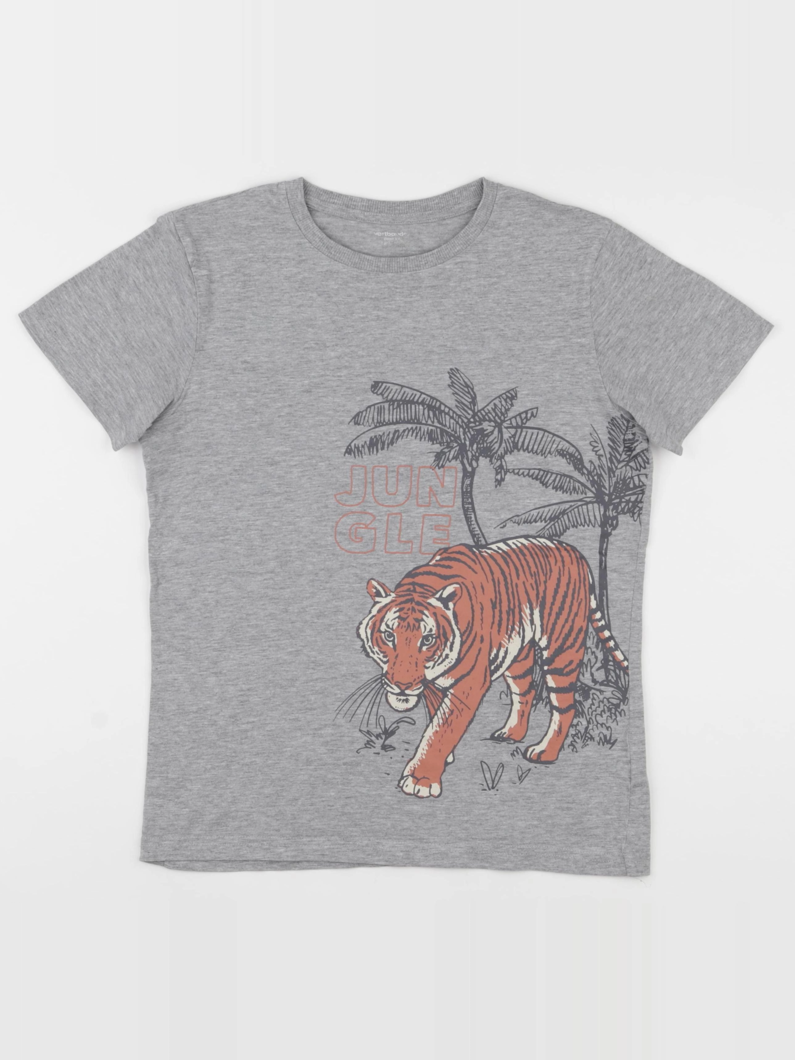 Vertbaudet - tee-shirt gris - 12 ans