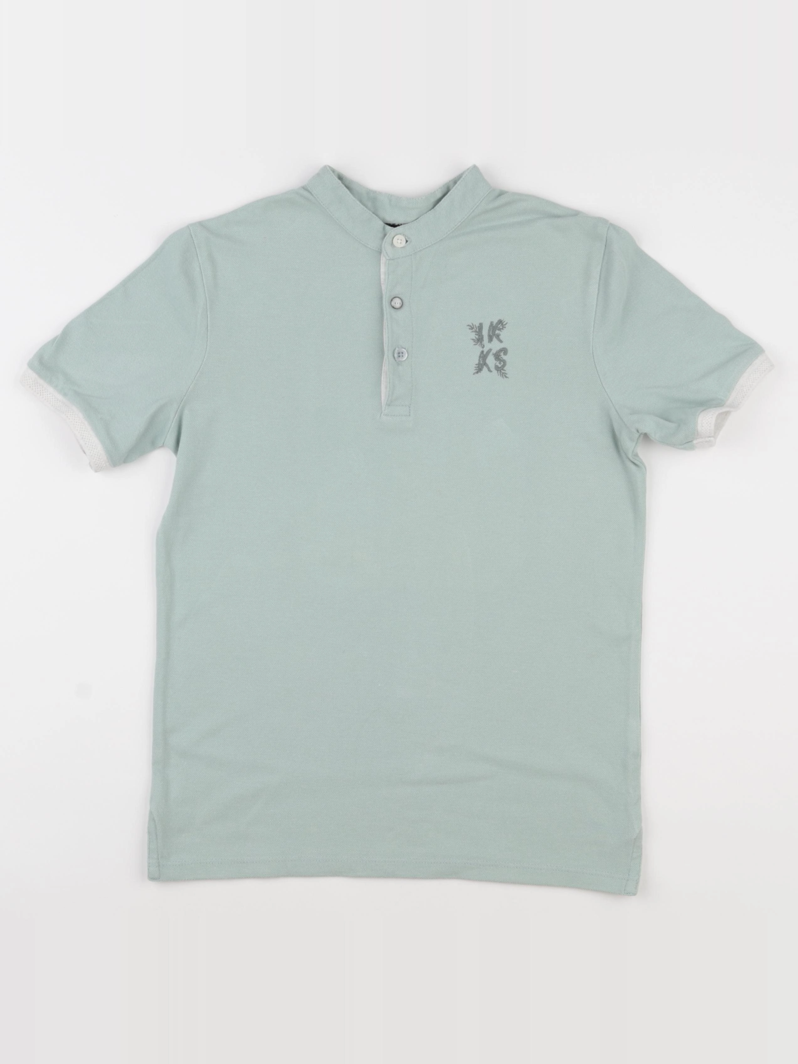 IKKS - polo imprimé au dos vert - 10 ans