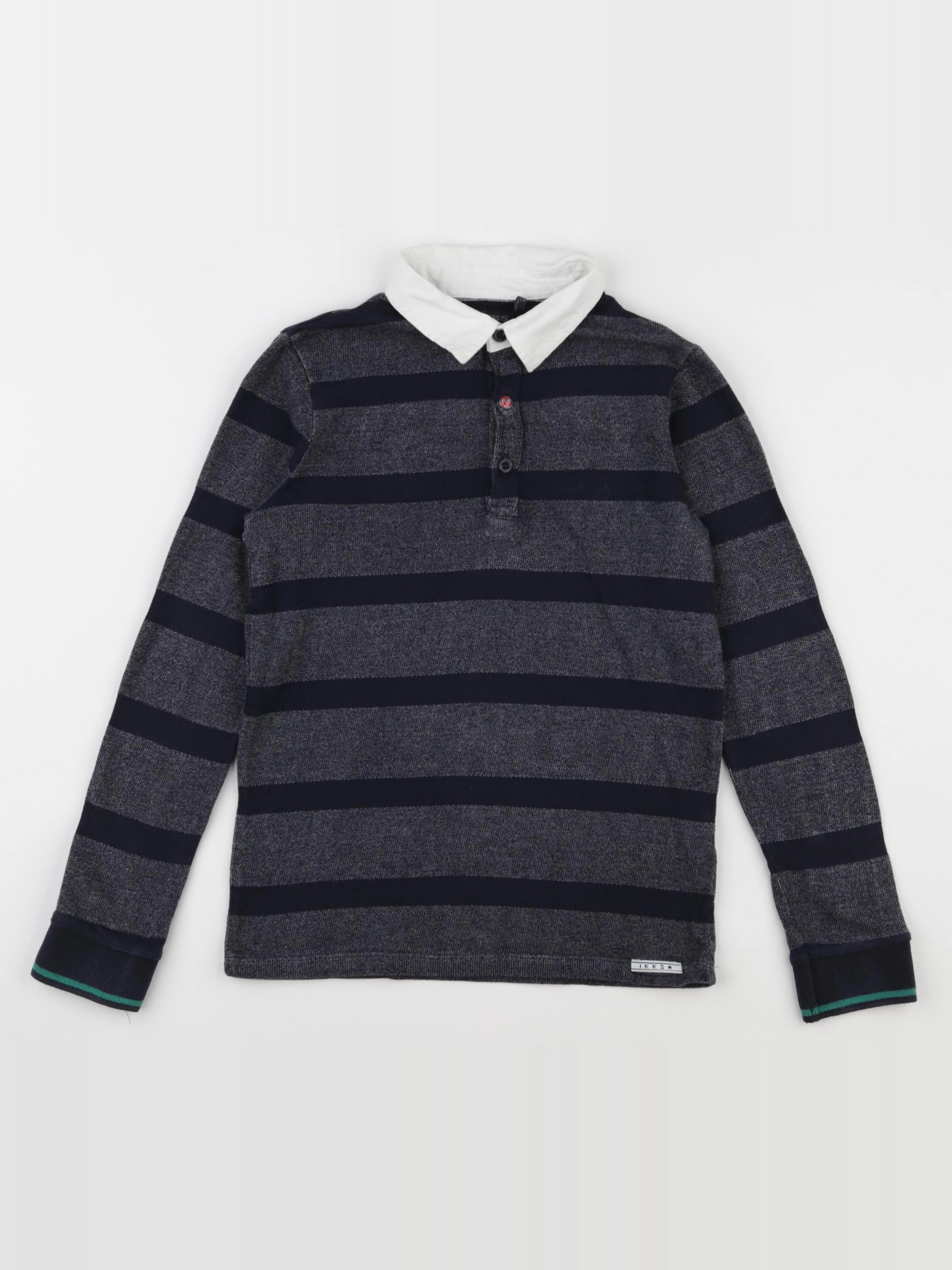 IKKS - polo bleu - 8 ans