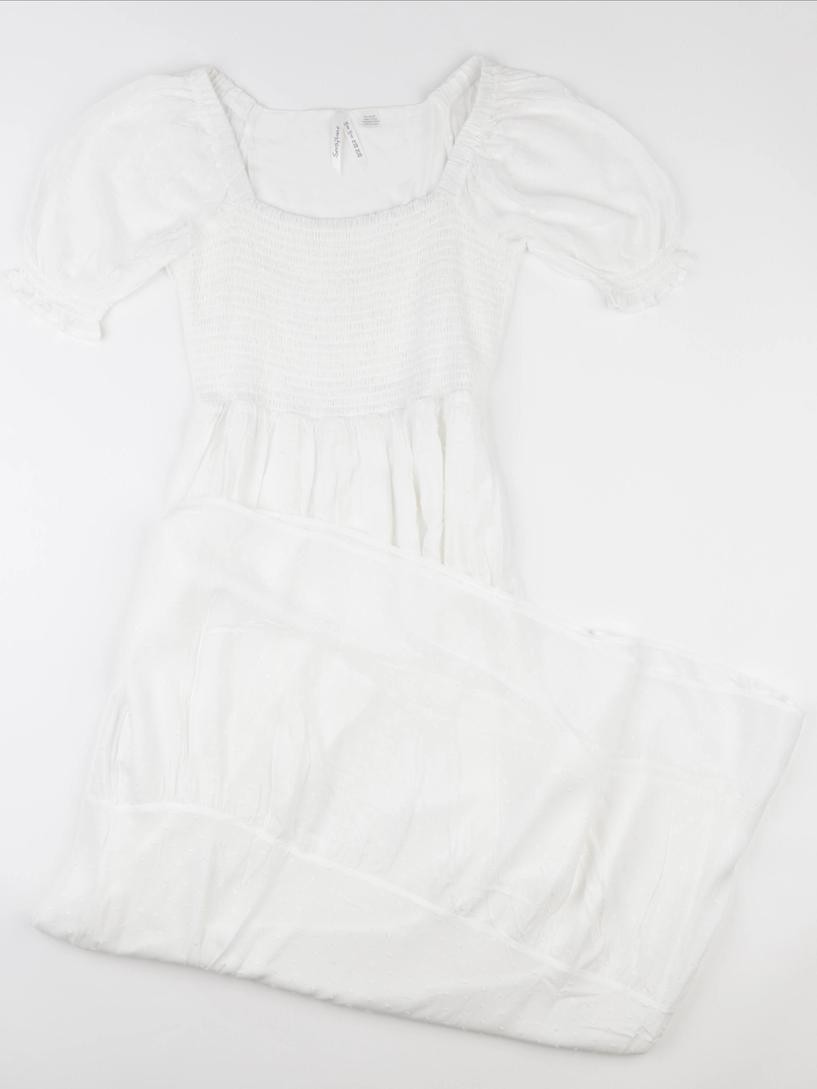 Seraphine - robe grossesse blanc - 38