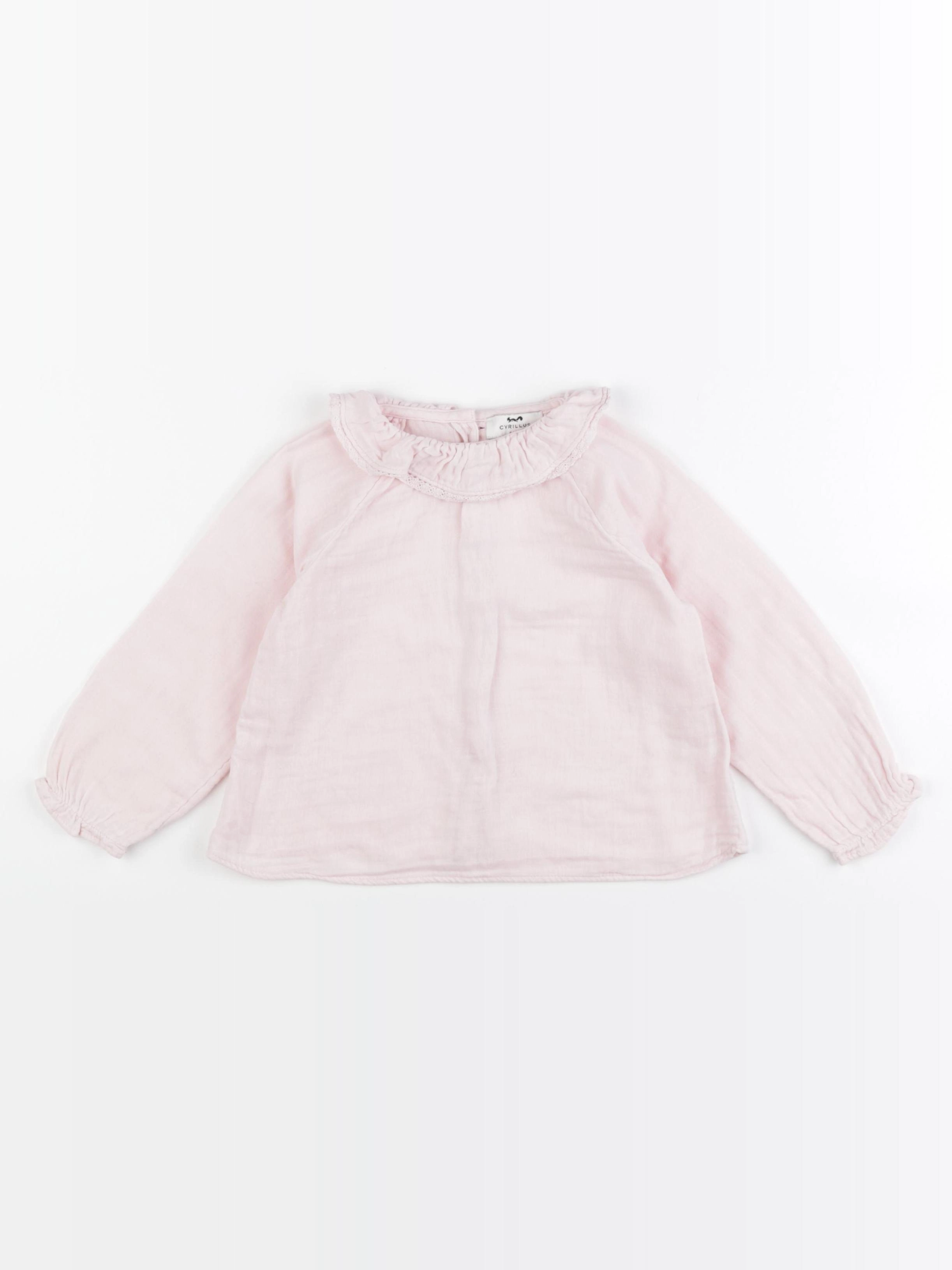 Cyrillus - blouse rose - 36 mois