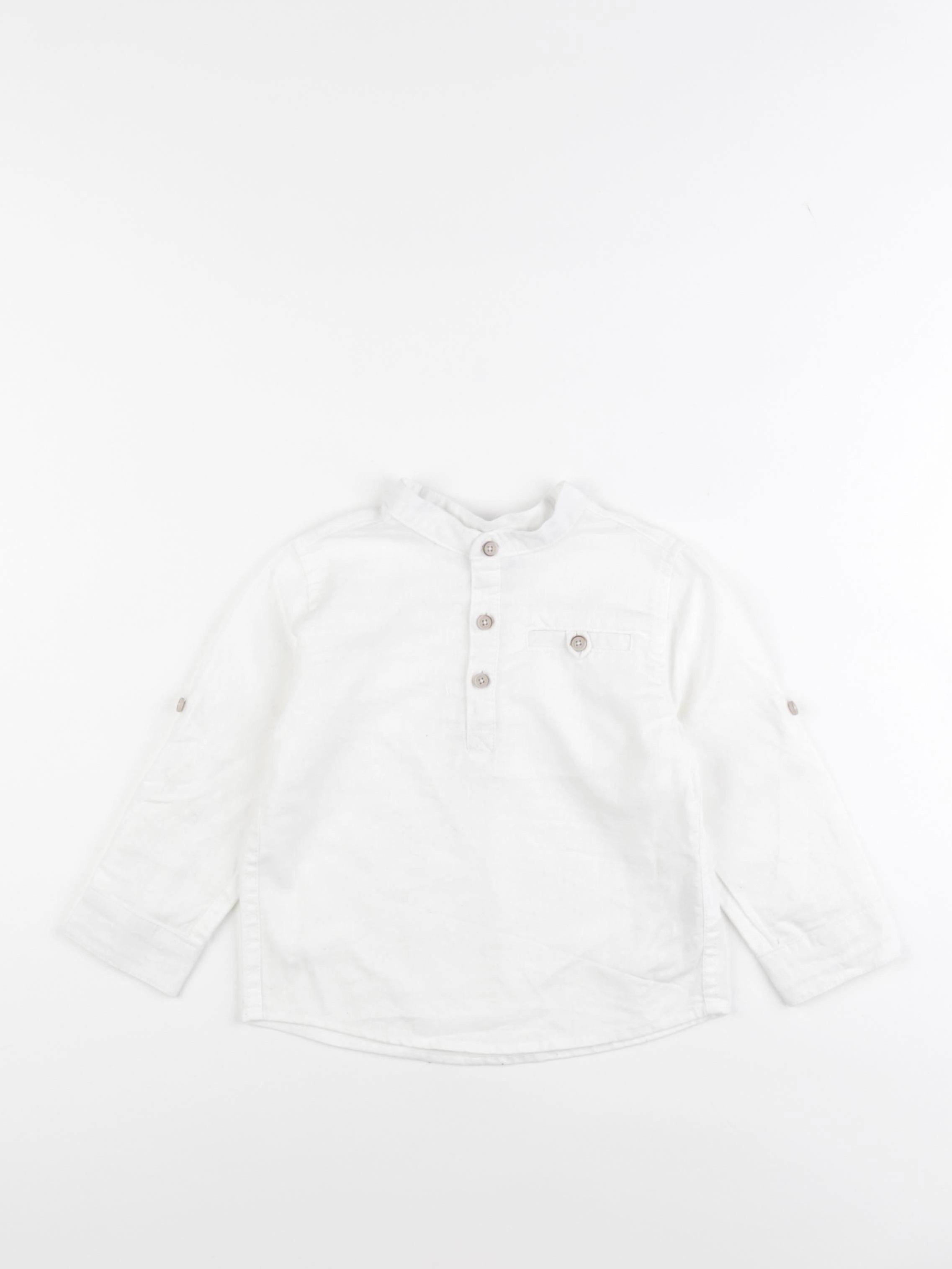 Vertbaudet - chemise blanc - 3 ans