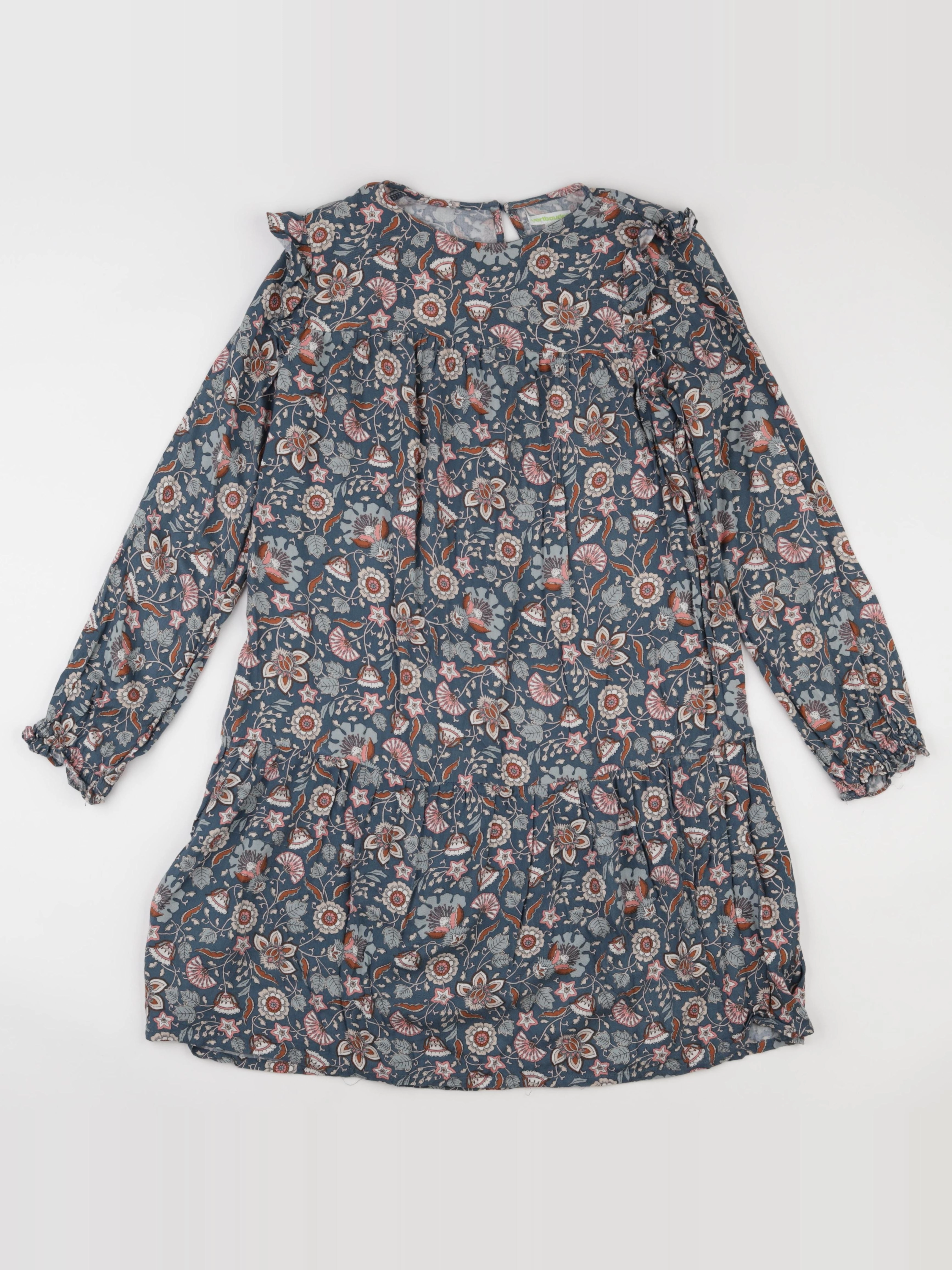 Vertbaudet - robe bleu, rose - 12 ans
