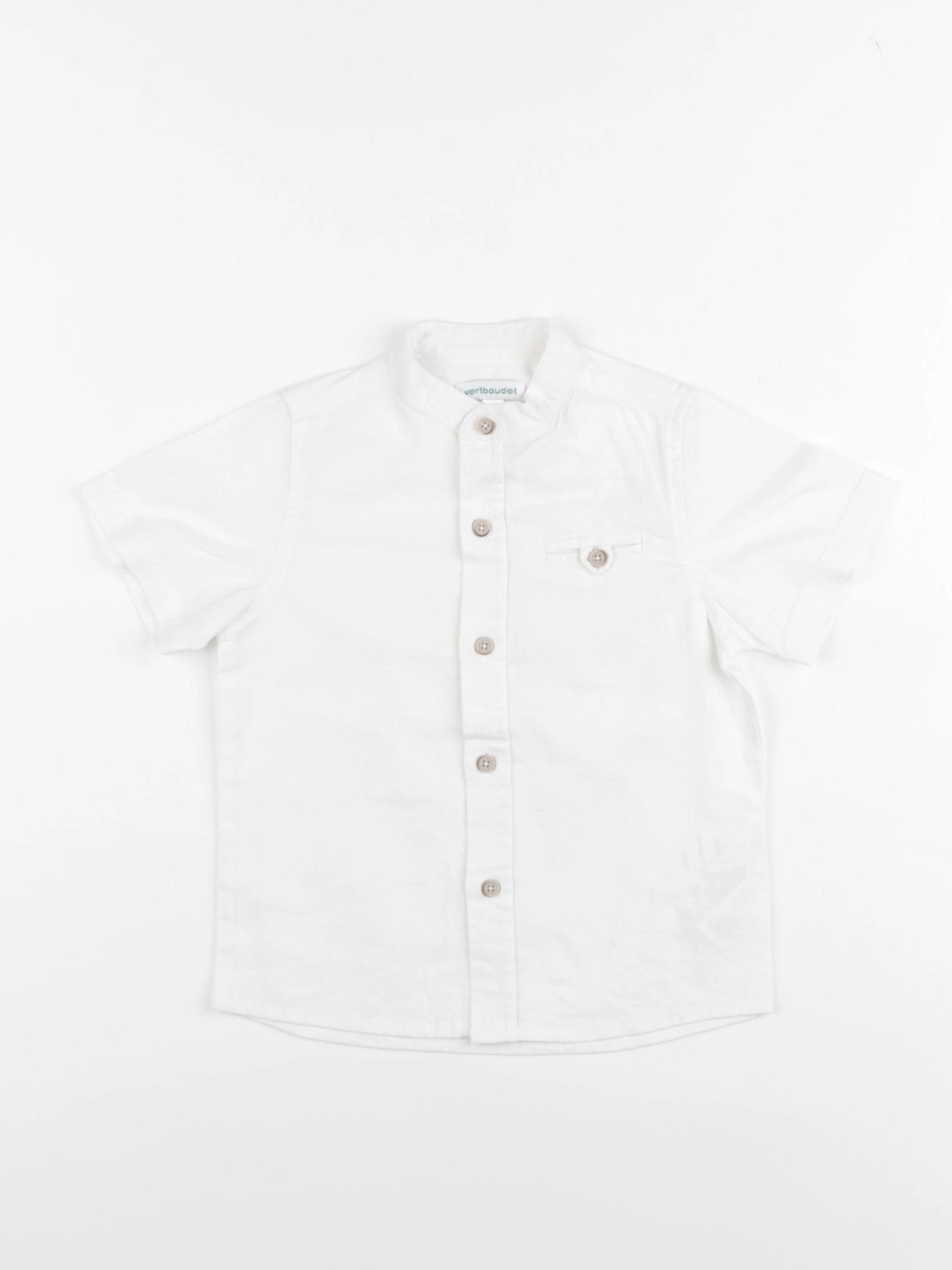 Vertbaudet - chemise blanc - 3 ans