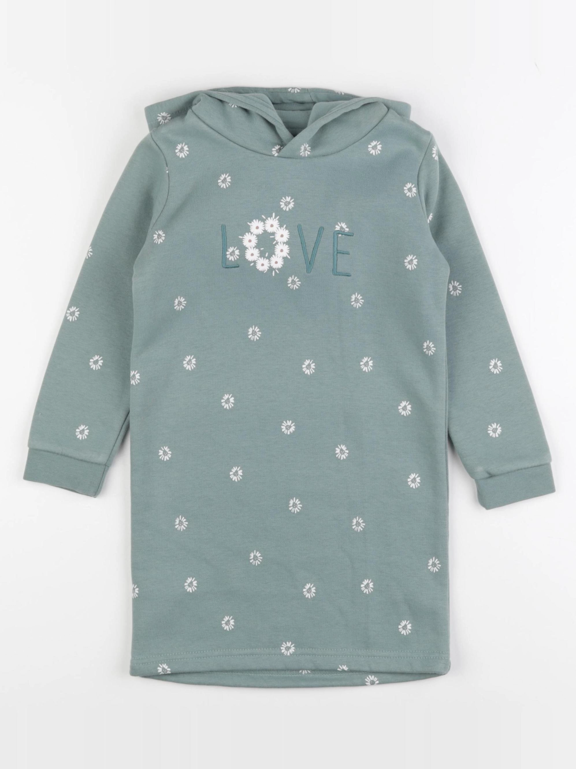 Vertbaudet - robe vert - 4 ans