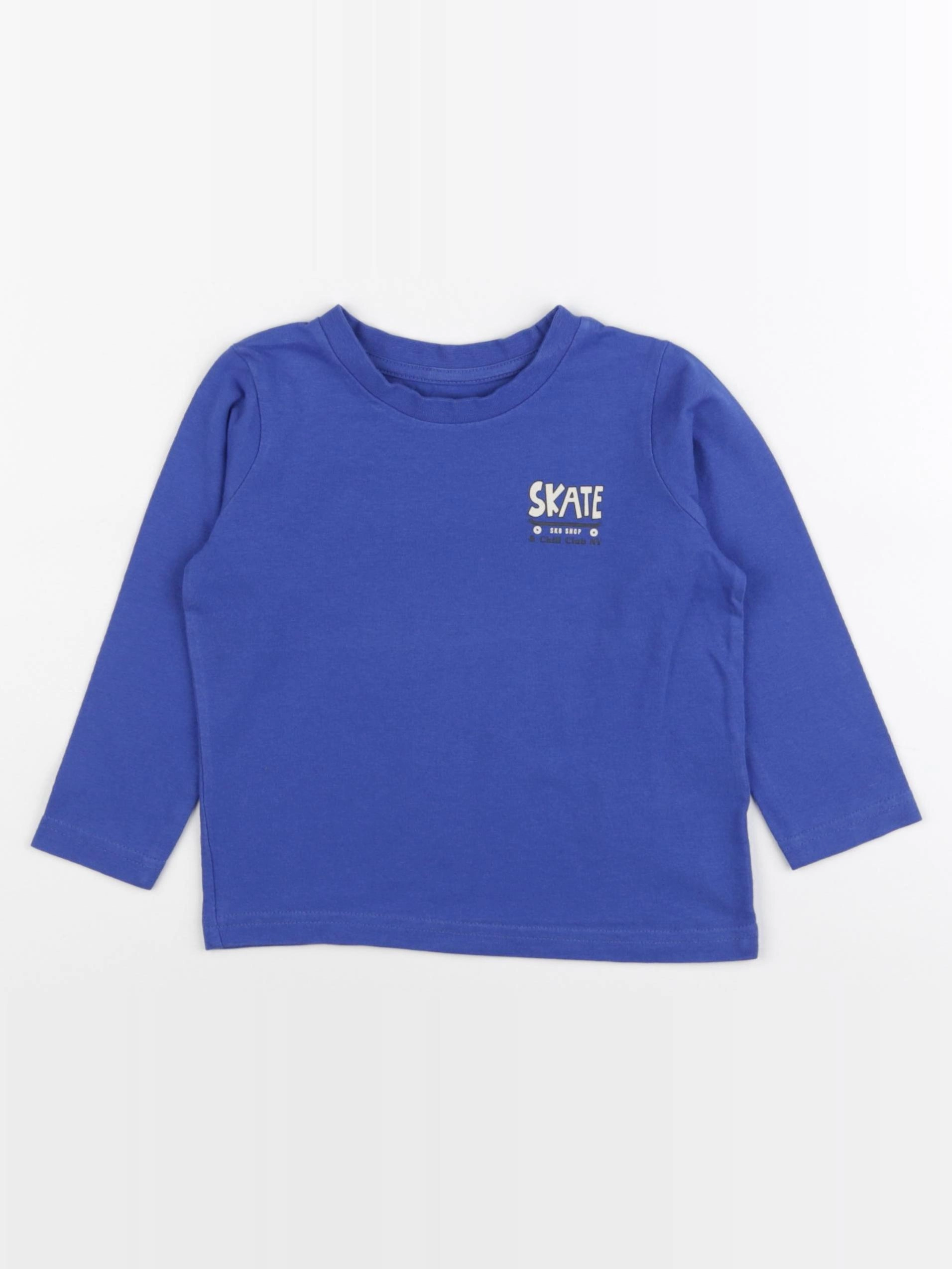 Vertbaudet - tee-shirt bleu - 3 ans