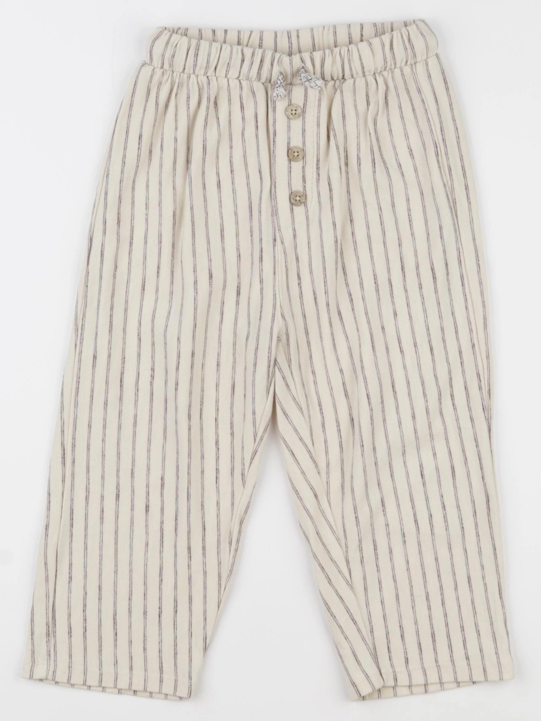 Zara - pantalon beige, marron - 3/4 ans