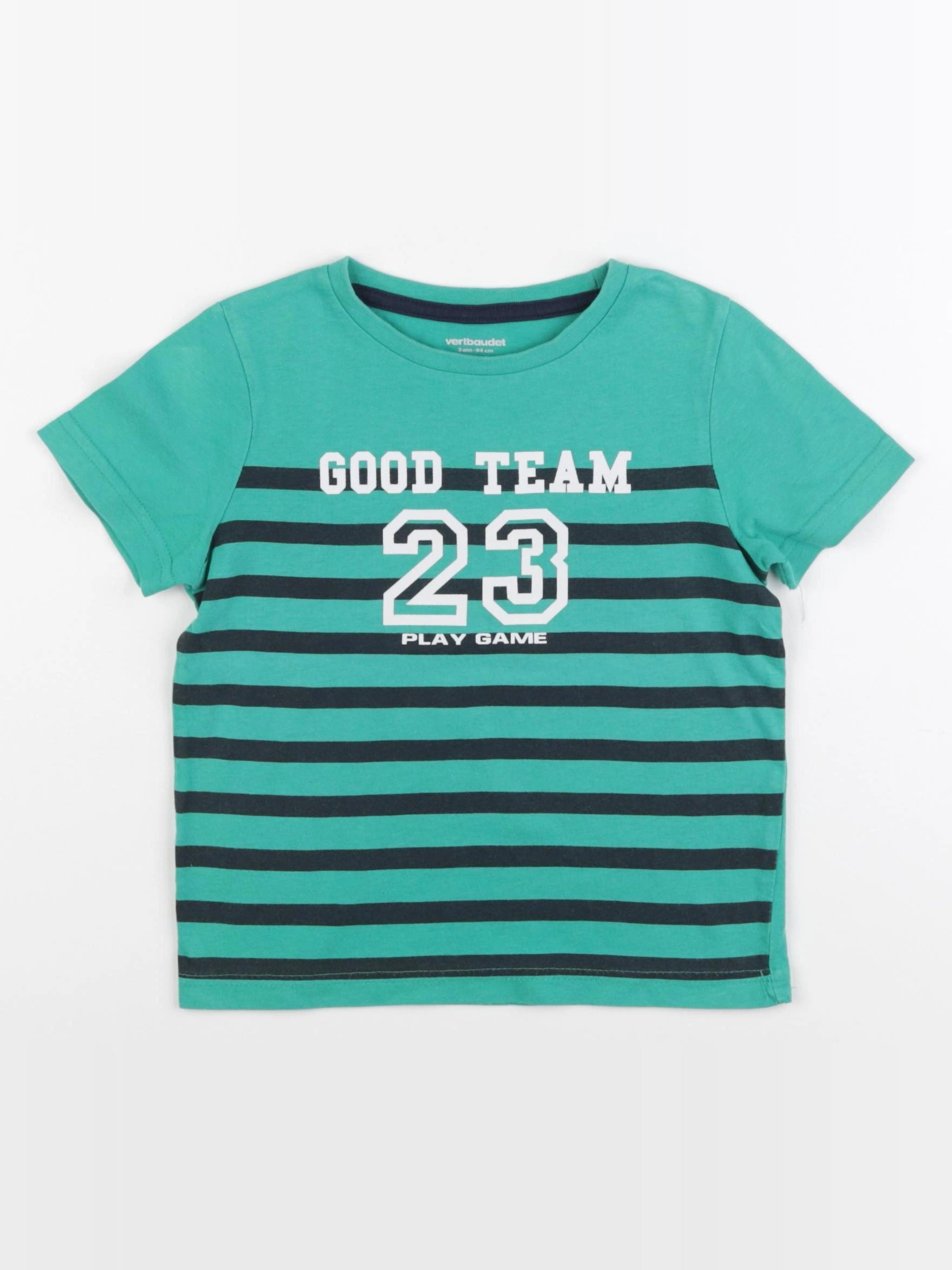 Vertbaudet - tee-shirt vert - 3 ans