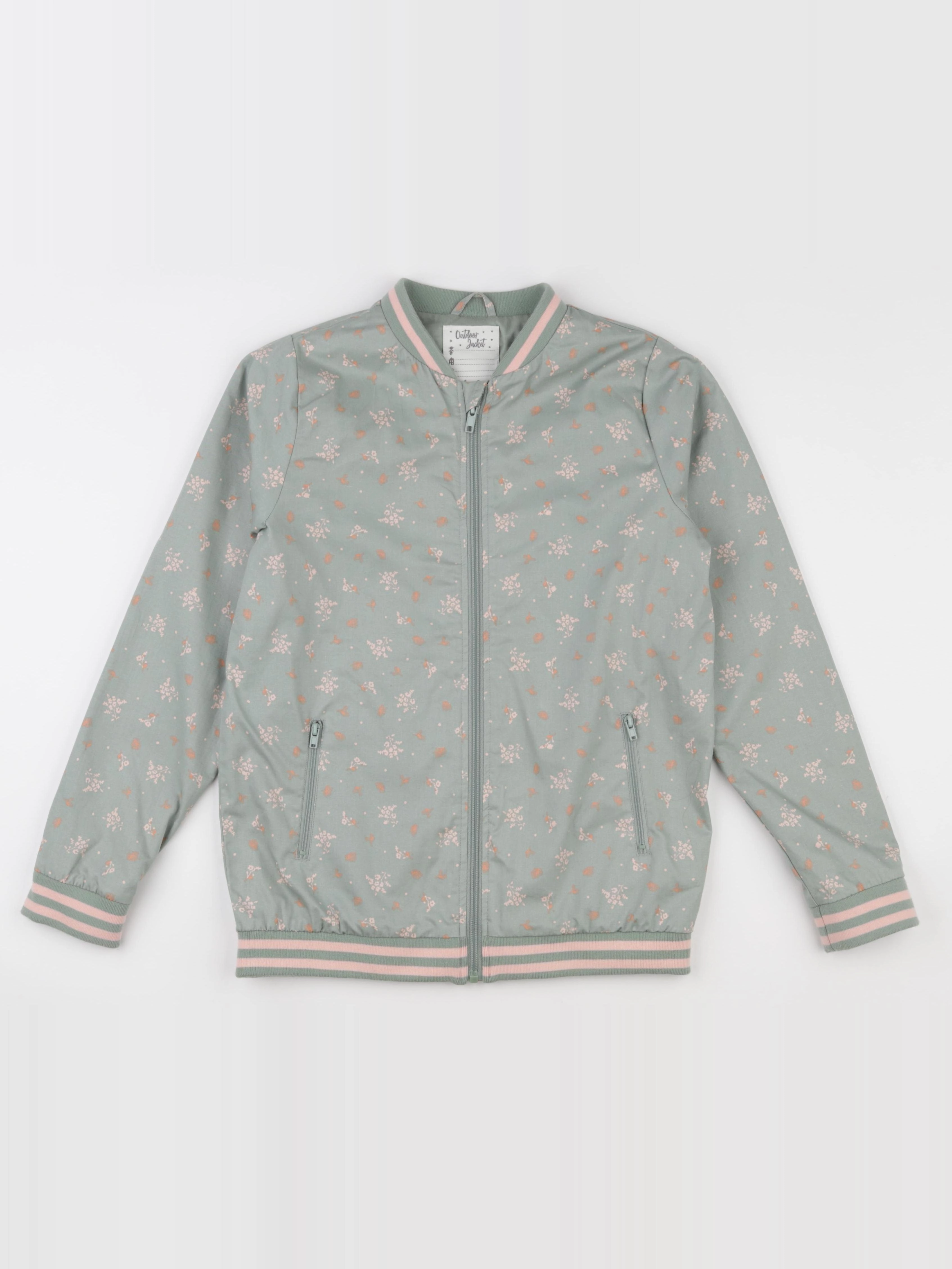 Vertbaudet - veste vert - 12 ans