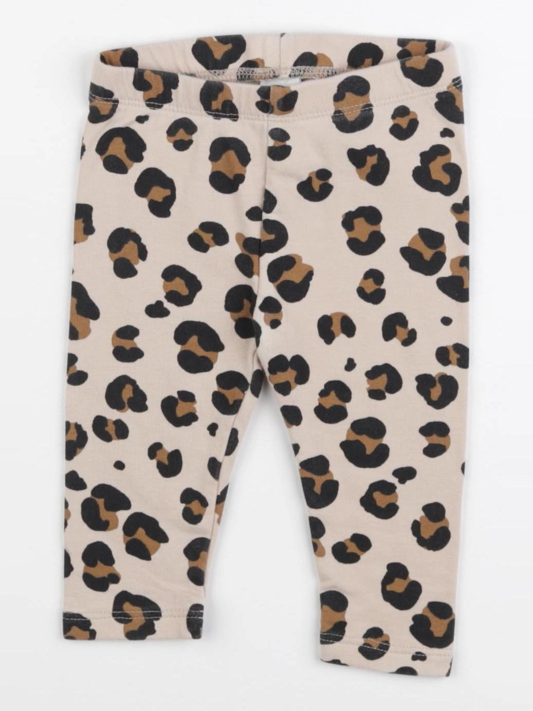 H&M - legging beige, marron - 4/6 mois