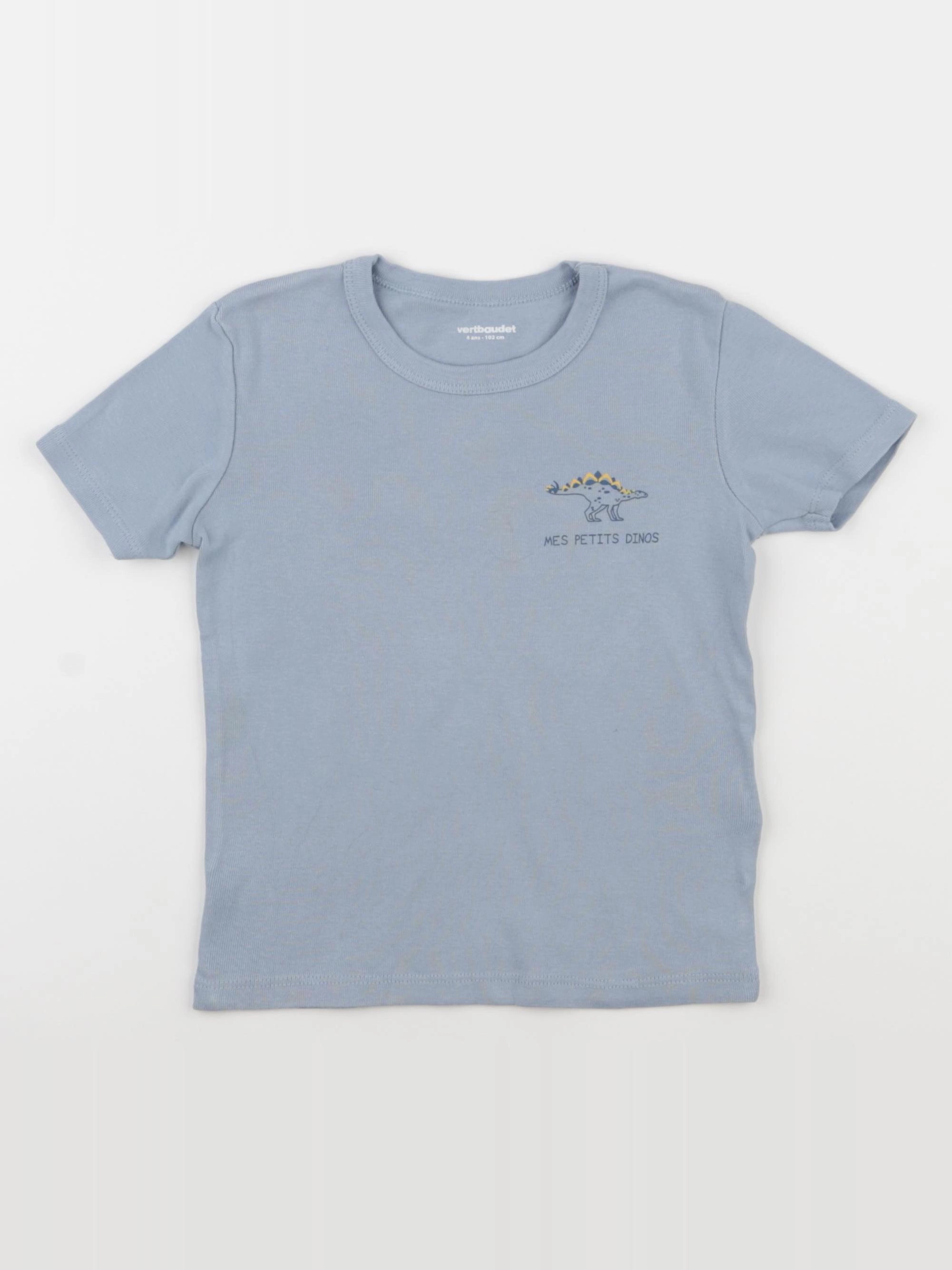 Vertbaudet - maillot de corps bleu - 4 ans