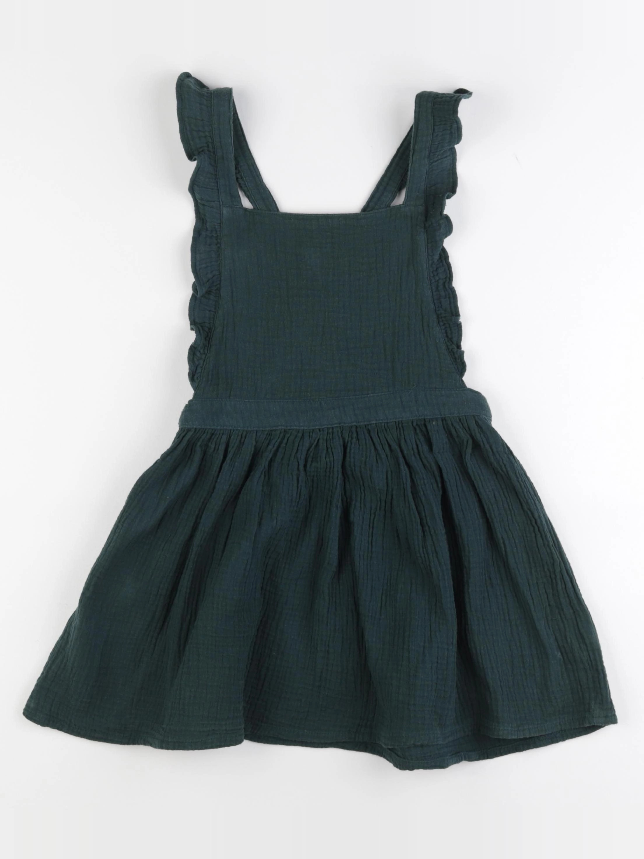 Vertbaudet - robe vert - 9 ans