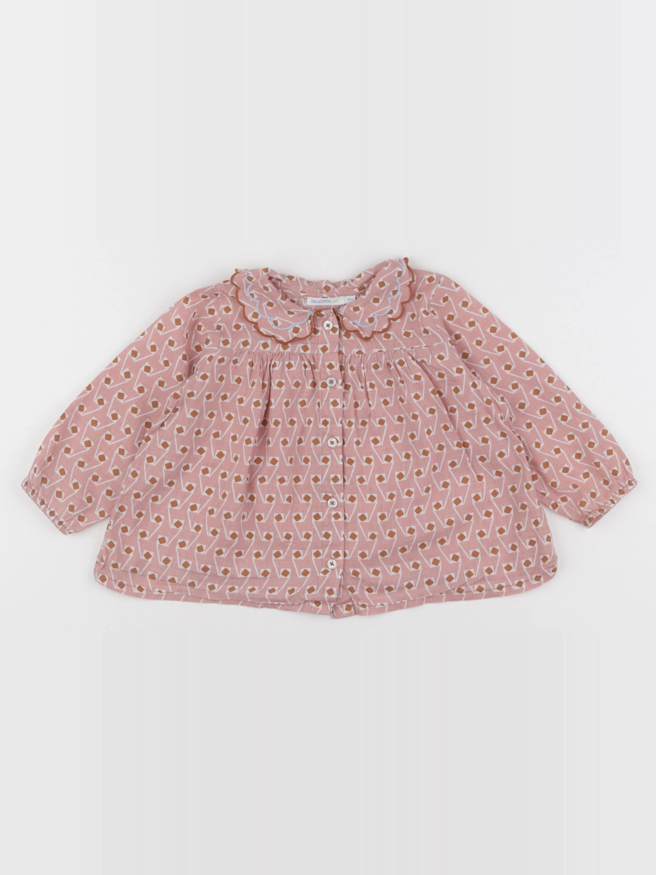 Boutchou - blouse rose - 18 mois